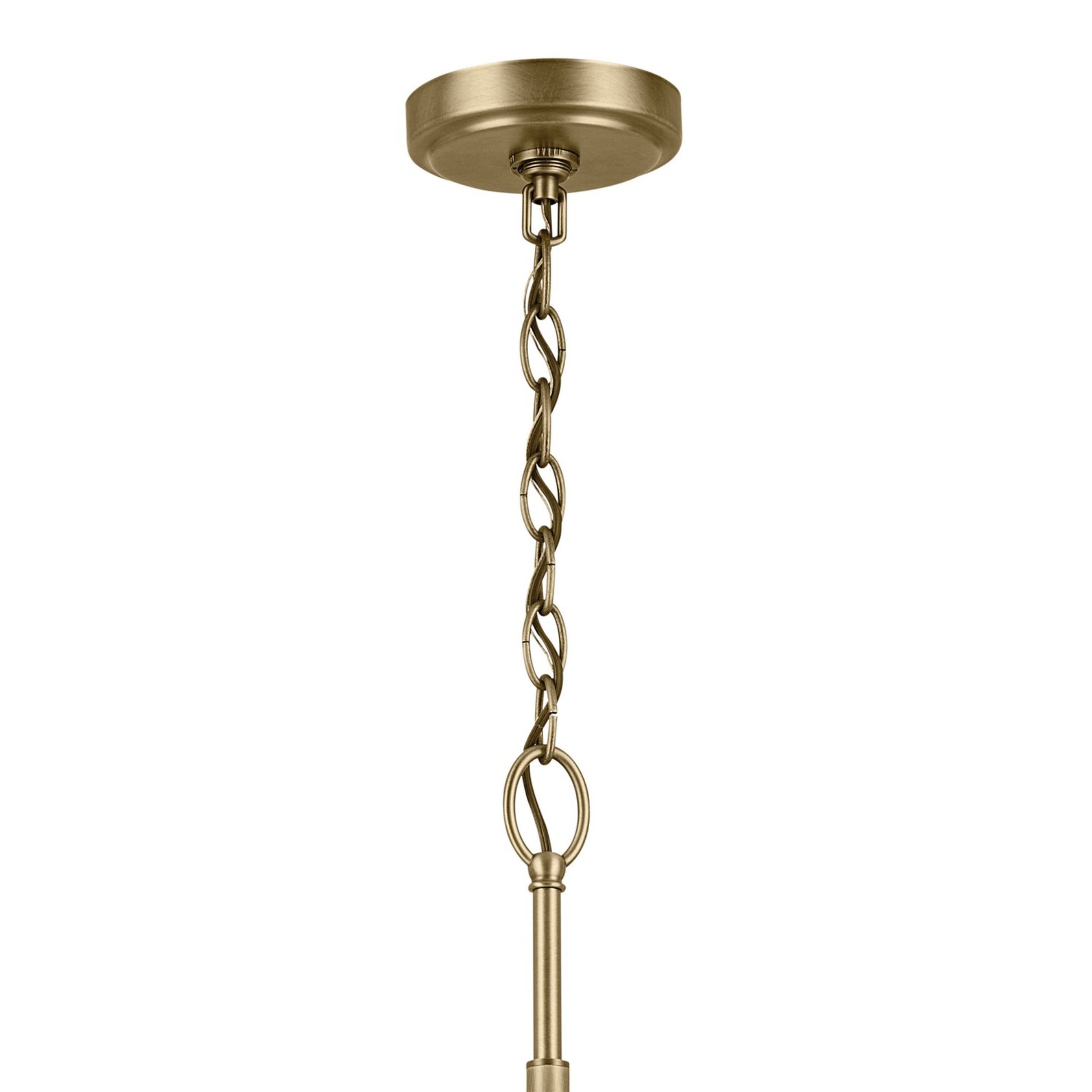 Winslow 27" 9-Light Chandelier, Natural Brass Finish - Bees Lighting