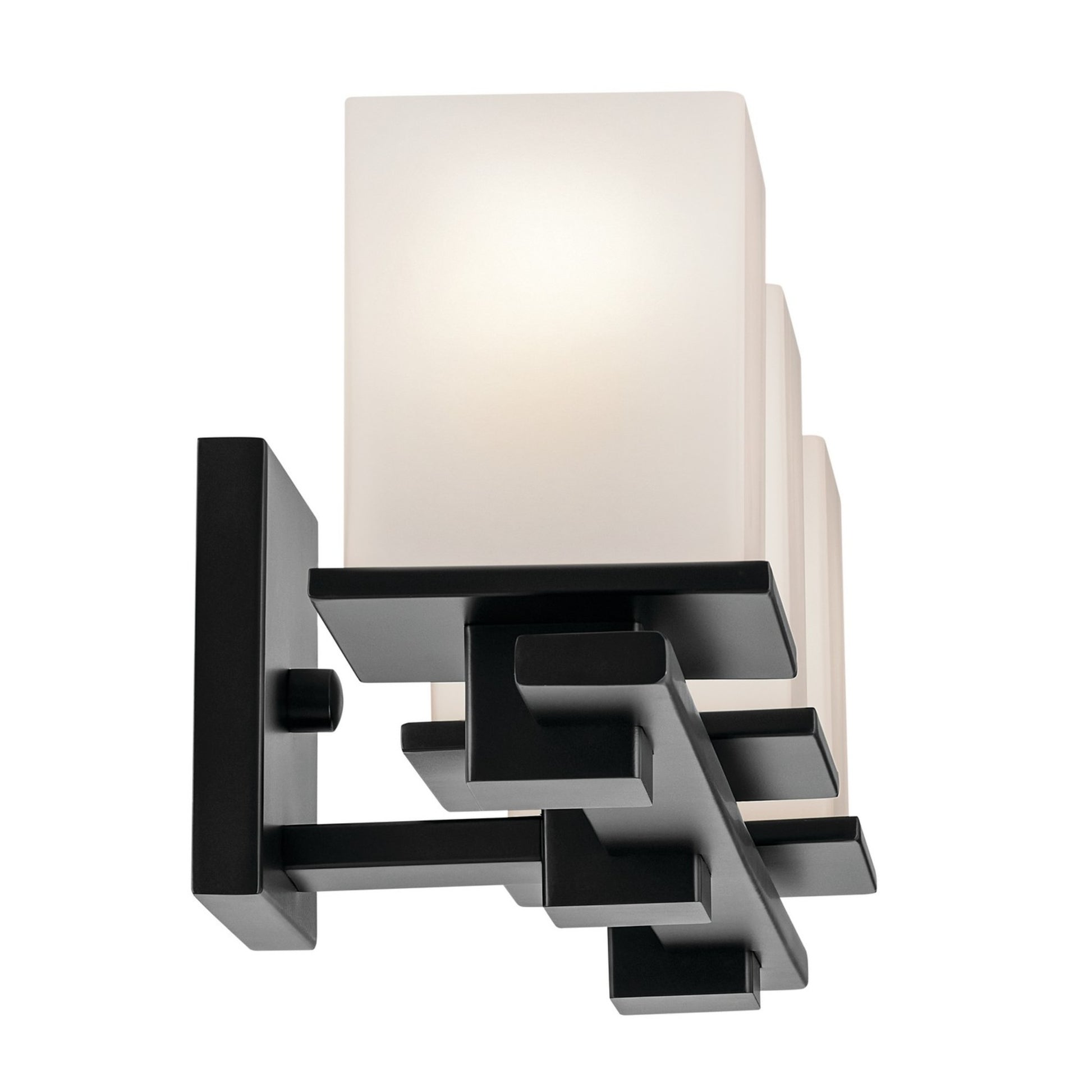 Tully 24" 3-Light Bath Vanity Light, Black Finish - Bees Lighting