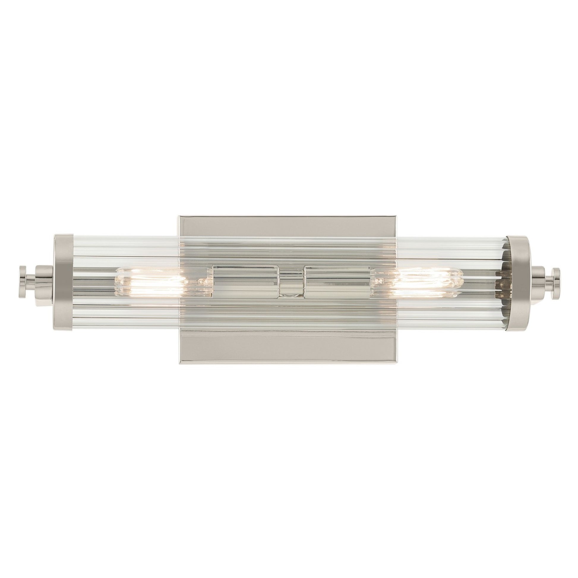 Azores 16" 2-Light Wall Sconce, Polished Nickel Finish - Bees Lighting