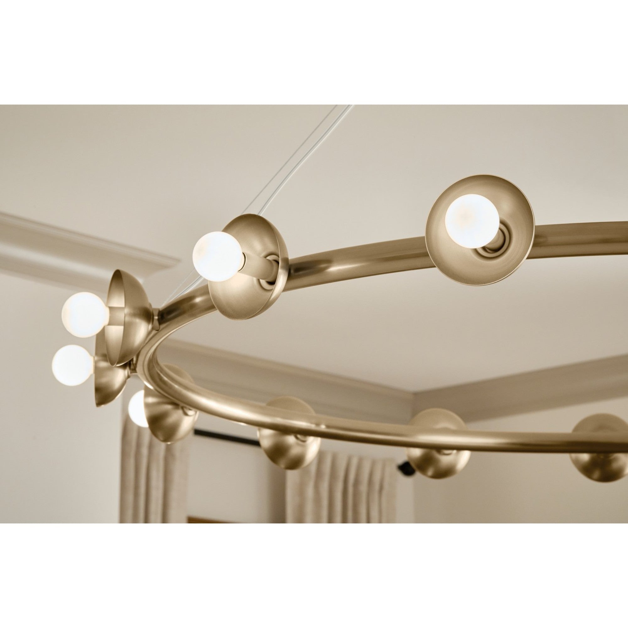 Palta 50" 15 Light Chandelier, Champagne Bronze Finish - Bees Lighting