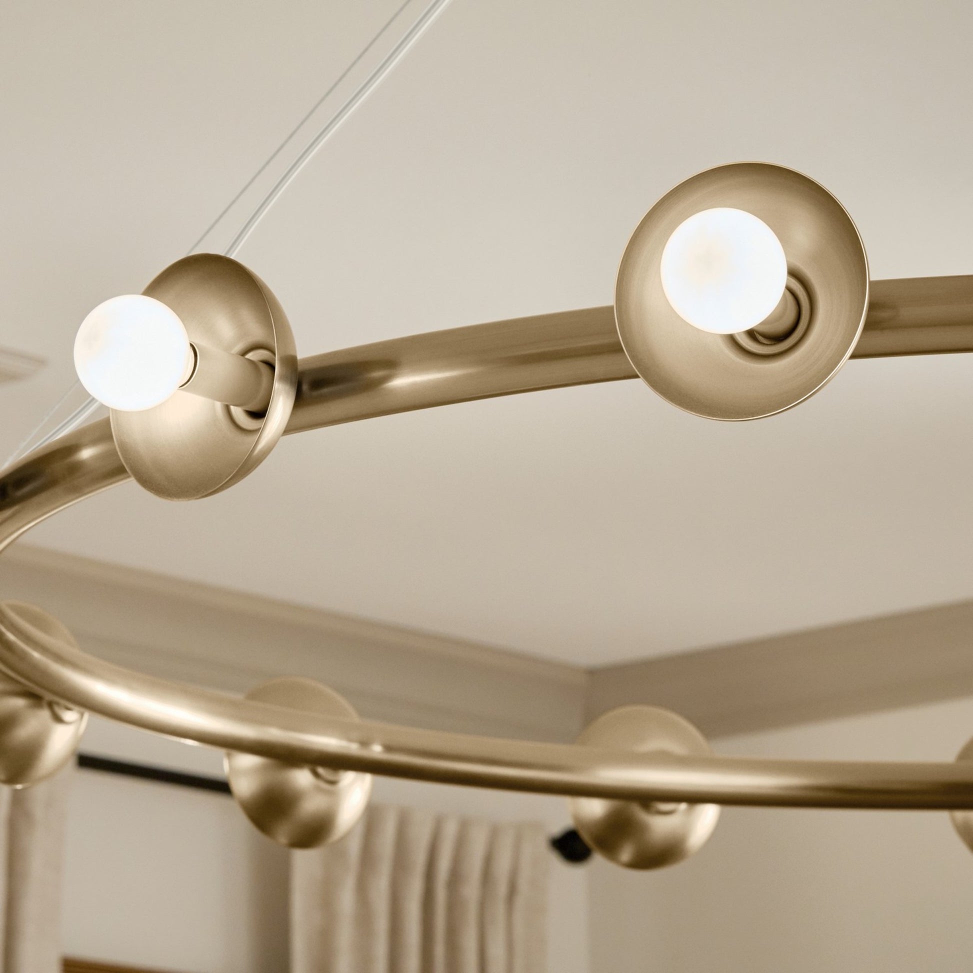 Palta 50" 15 Light Chandelier, Champagne Bronze Finish - Bees Lighting