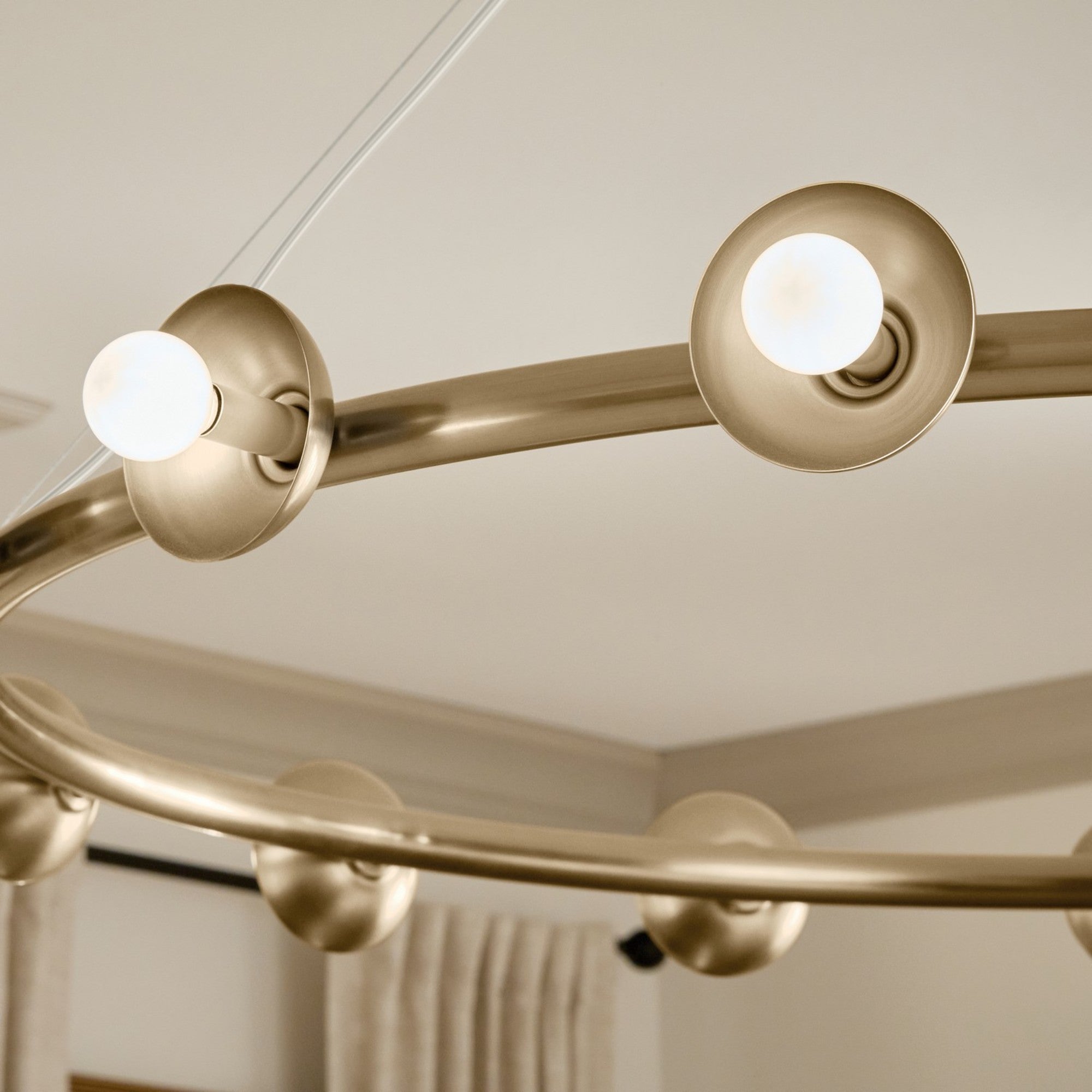 Palta 50" 15 Light Chandelier, Champagne Bronze Finish - Bees Lighting