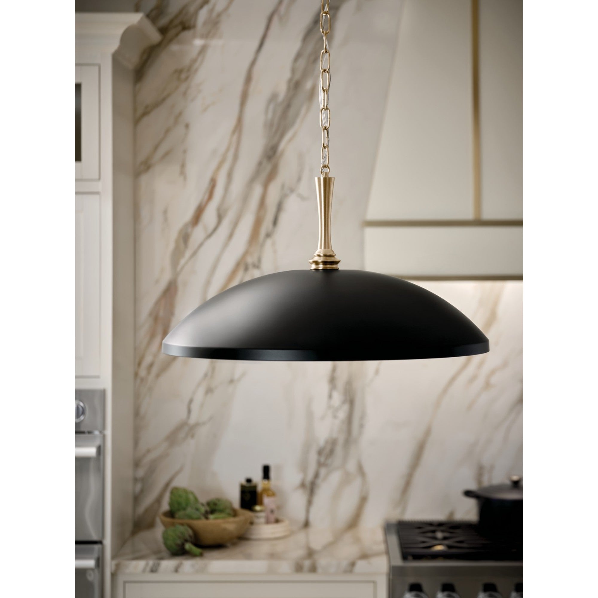 Delarosa 20" Pendant, Black Finish - Bees Lighting