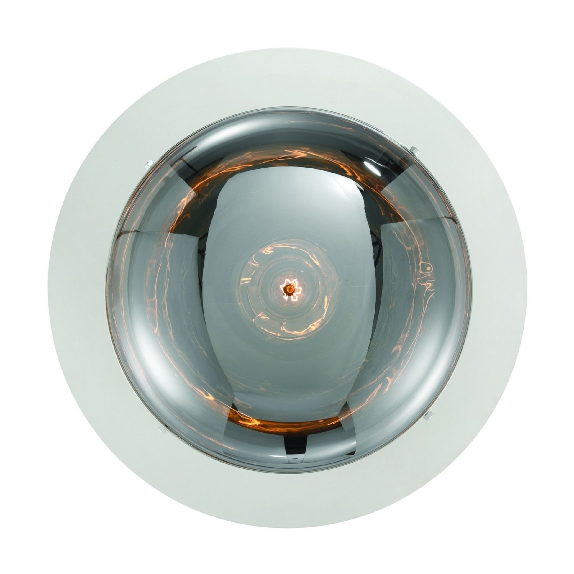 Nottingham 14" LED Flush Mount, Polished Nickel Finish - Bees Lighting
