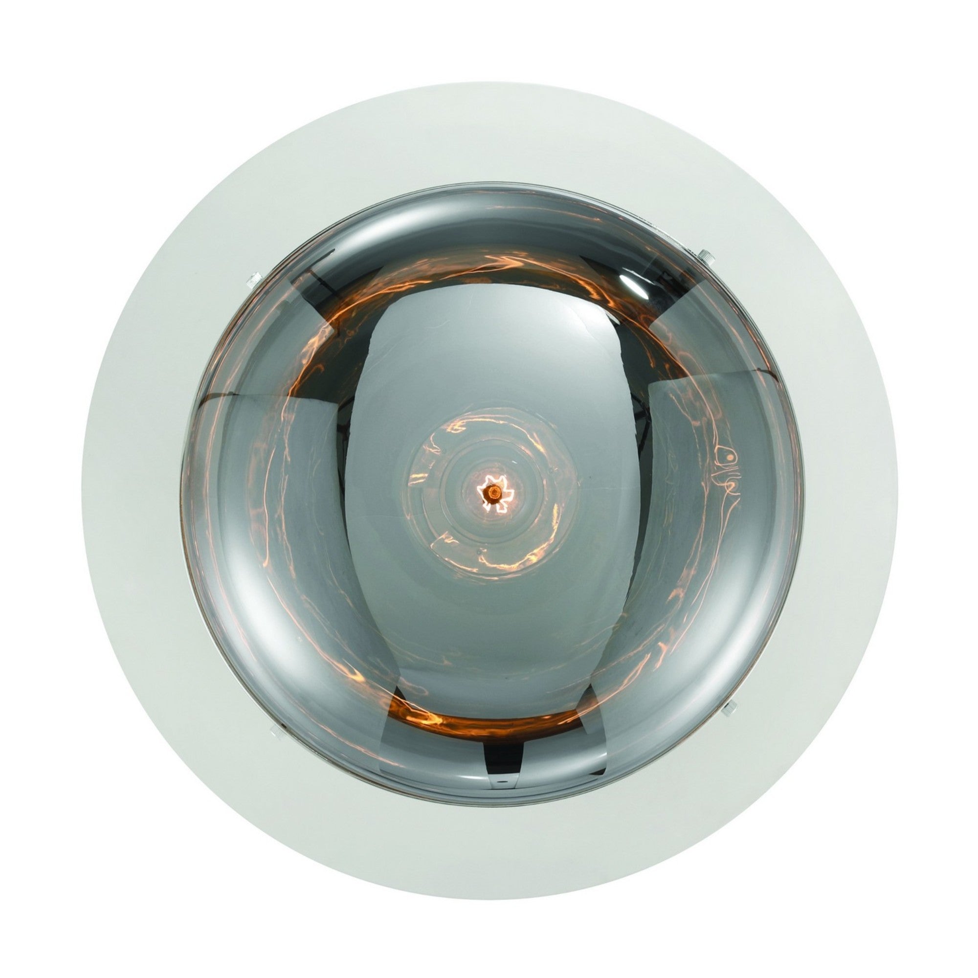 Nottingham 14" LED Flush Mount, Polished Nickel Finish - Bees Lighting