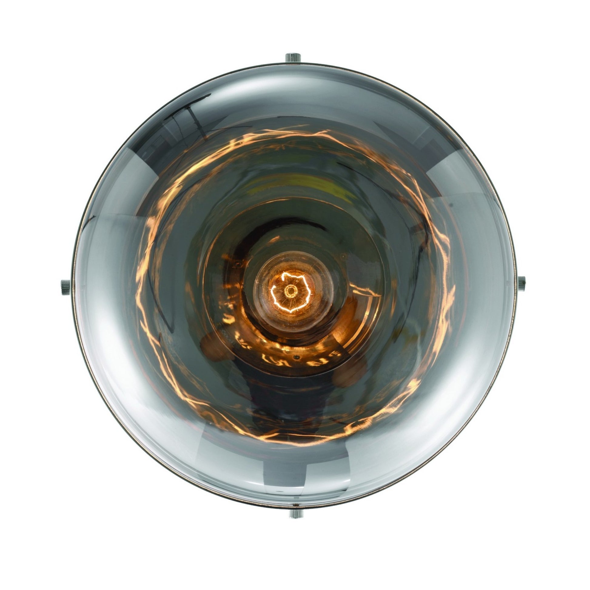 Nottingham 10" Mini Pendant, Polished Nickel Finish - Bees Lighting