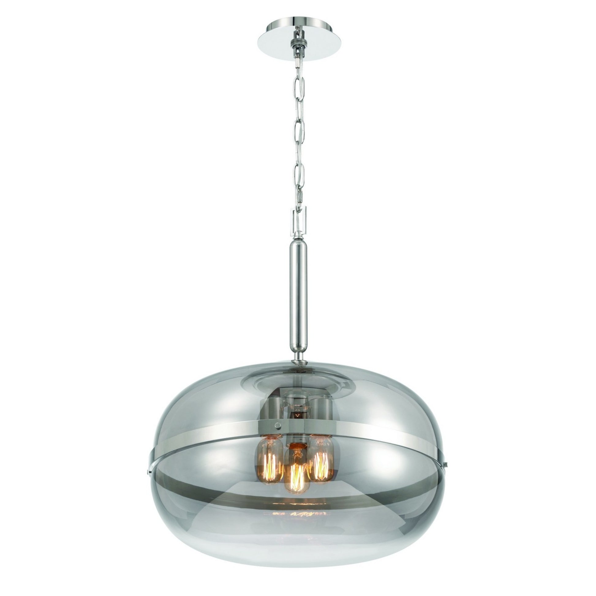 Nottingham 20" Pendant, Polished Nickel Finish - Bees Lighting