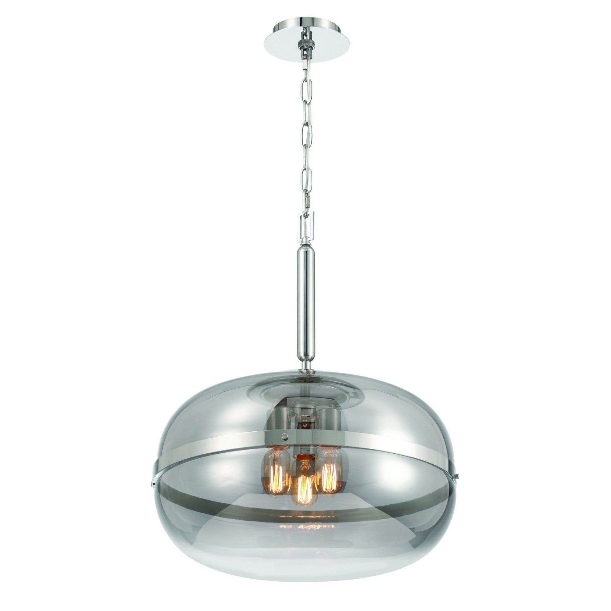 Nottingham 20" Pendant, Polished Nickel Finish - Bees Lighting