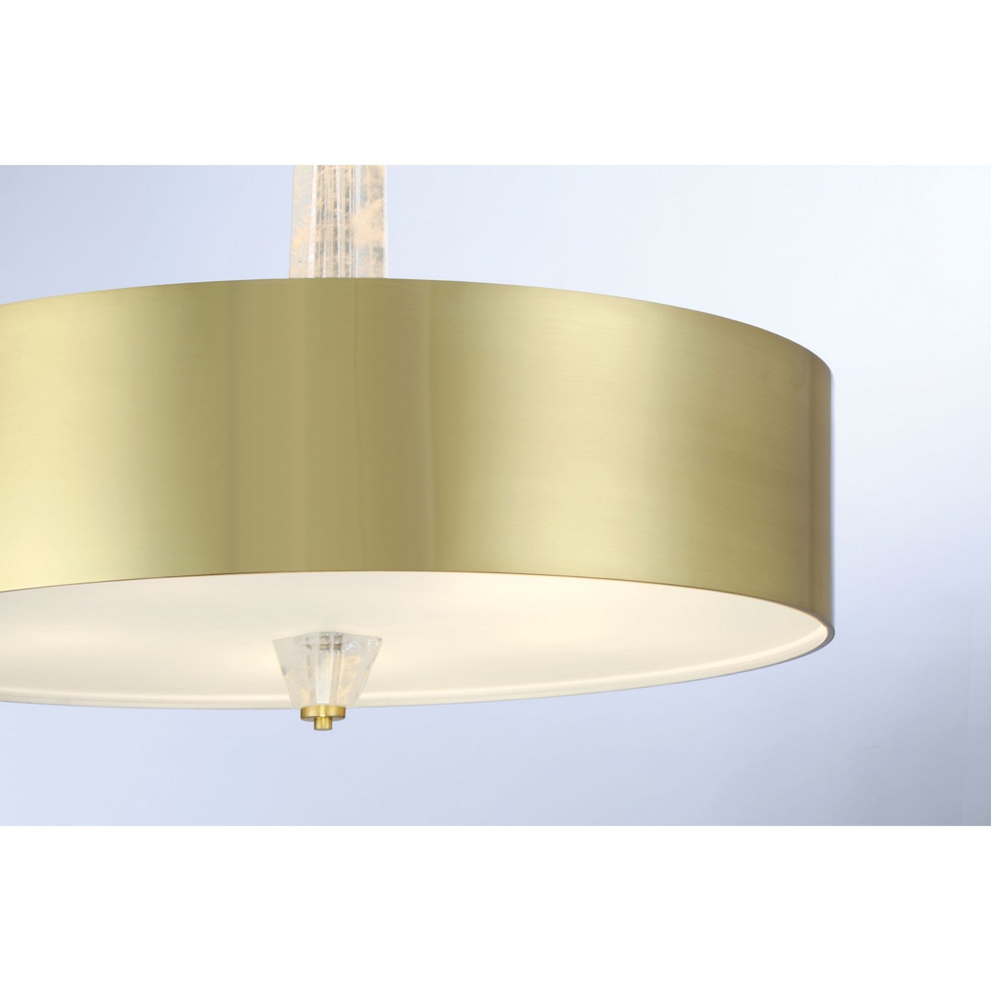 Drifting Droplets 28" LED Pendant, Brushed Brass Finish - Bees Lighting