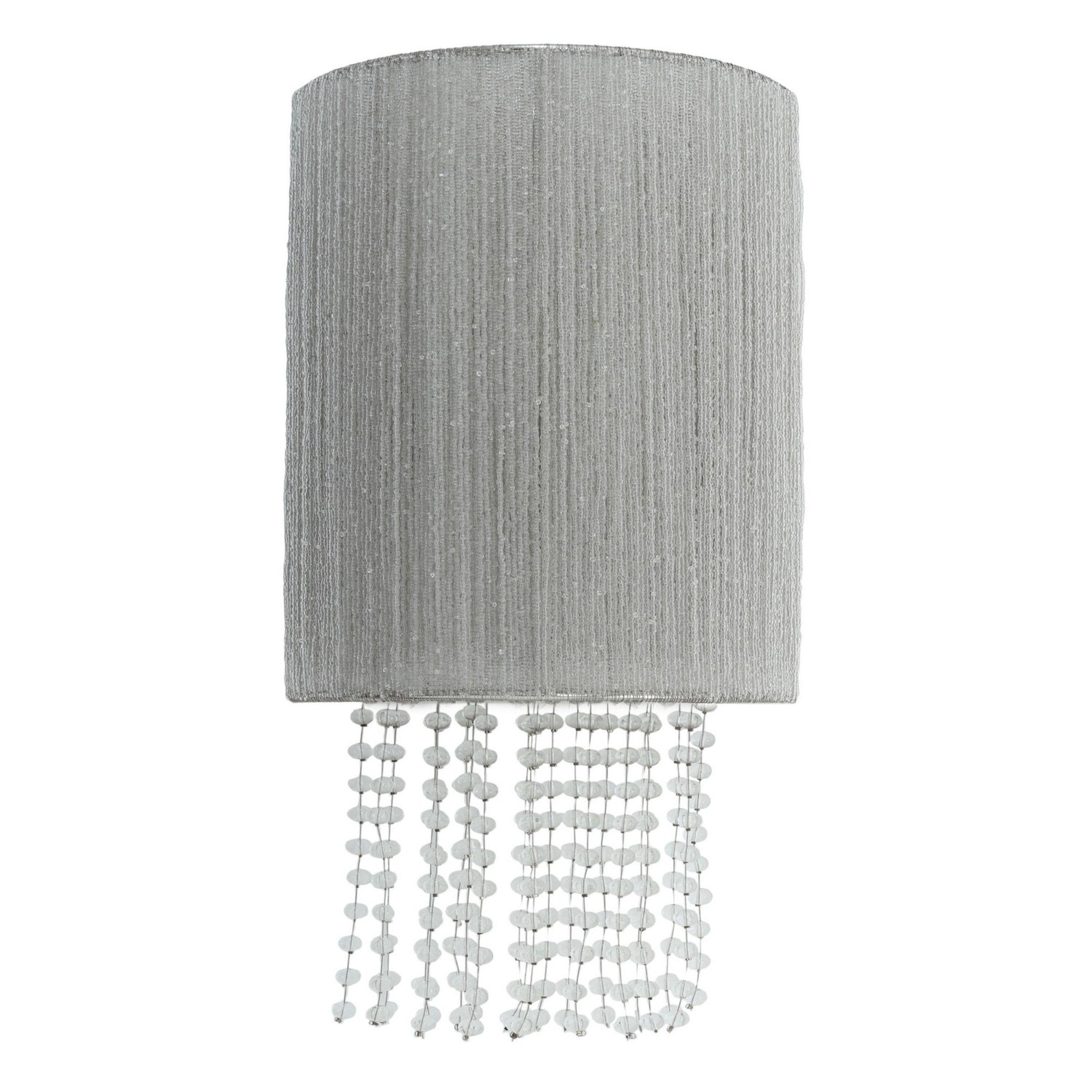Crystal Reign 19" Wall Sconce, Polished Nickel Finish - Bees Lighting