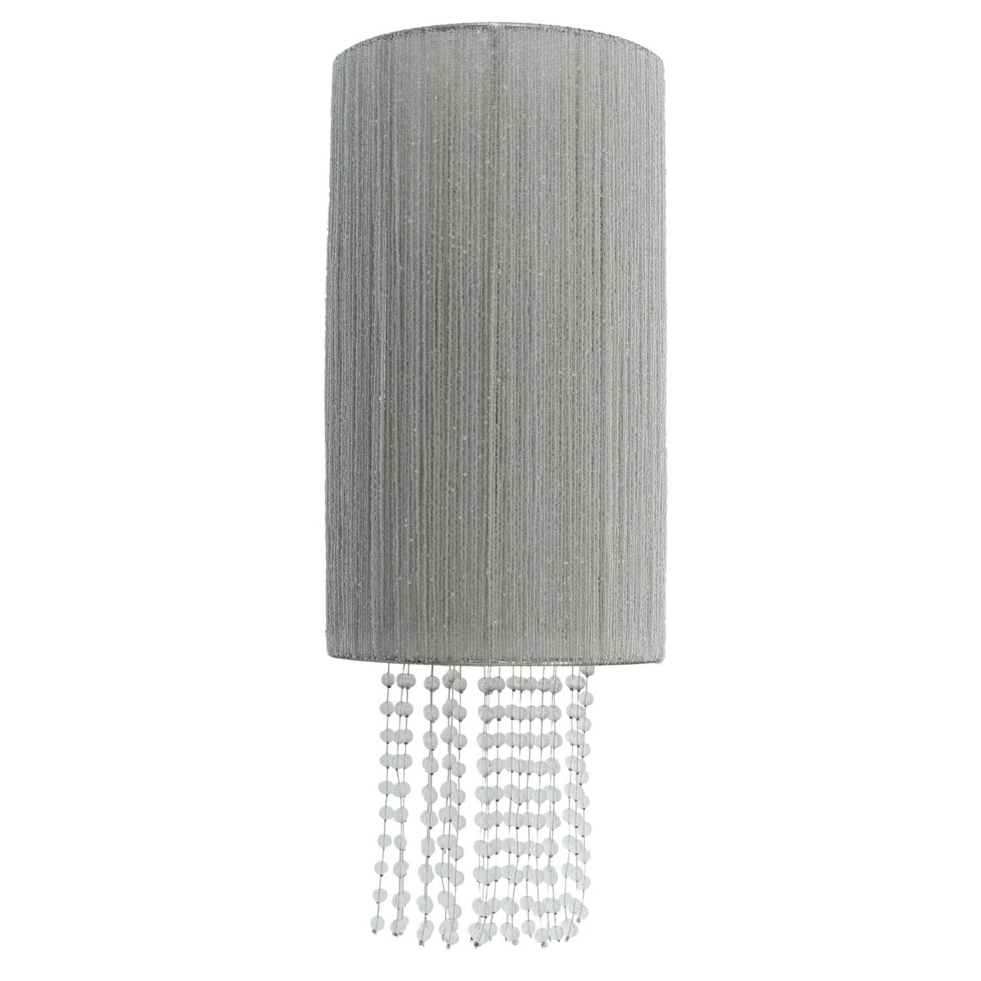 Crystal Reign 26" 2-Light Wall Sconce, Polished Nickel Finish - Bees Lighting