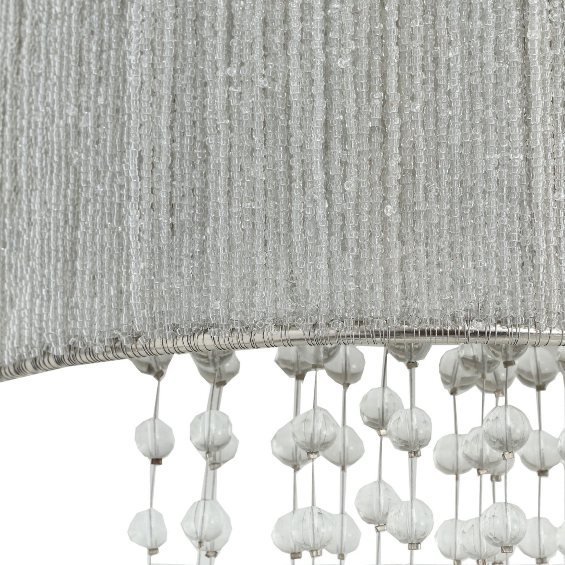 Crystal Reign 26" 2-Light Wall Sconce, Polished Nickel Finish - Bees Lighting