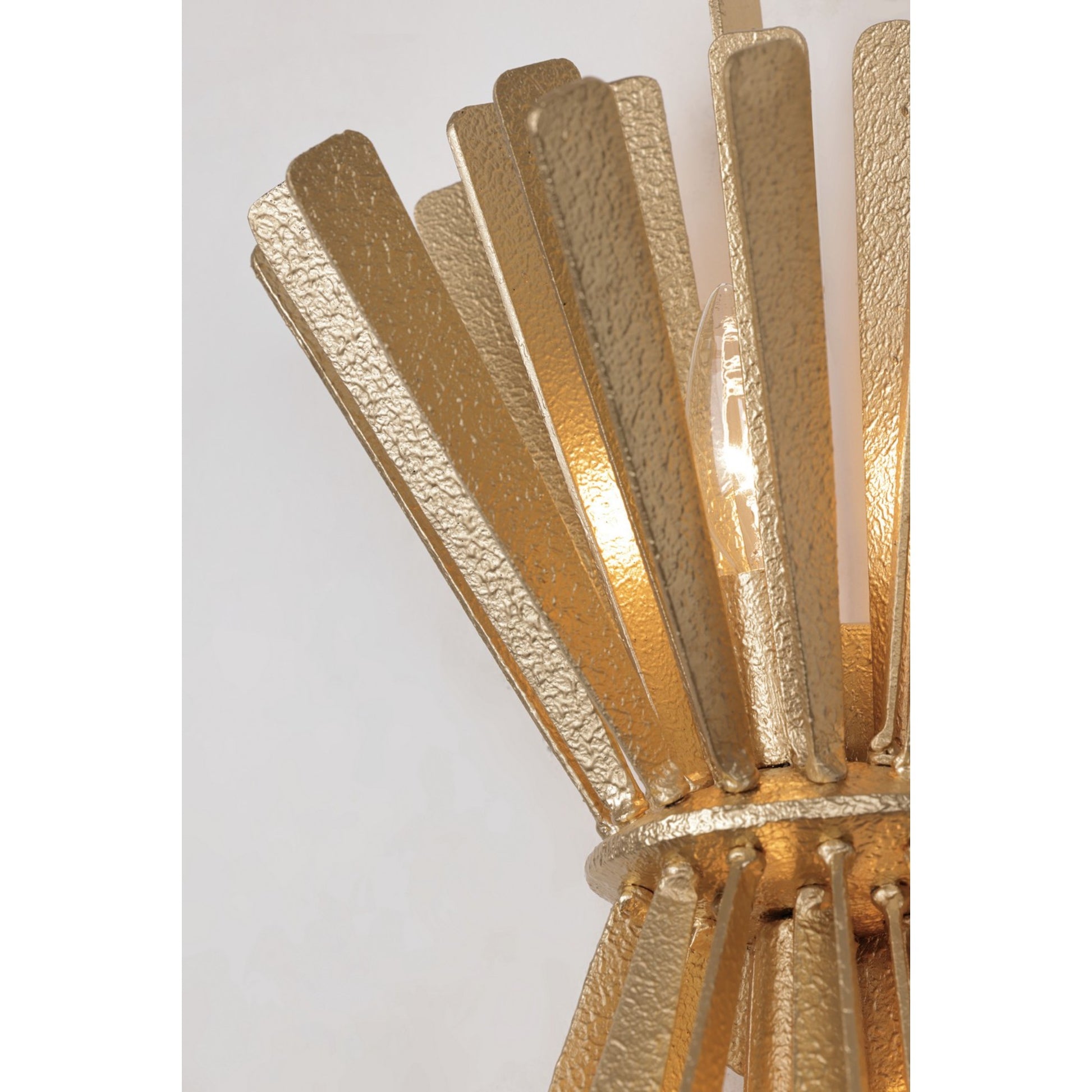 Confluence 19" 2-Light Wall Sconce, Piastra Gold Finish - Bees Lighting