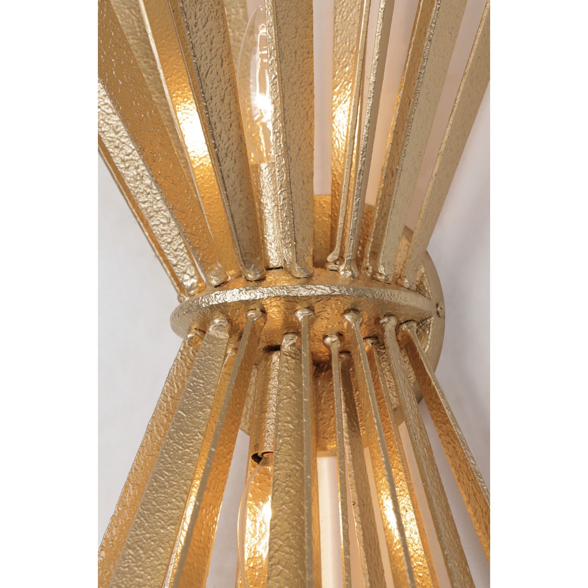 Confluence 19" 2-Light Wall Sconce, Piastra Gold Finish - Bees Lighting