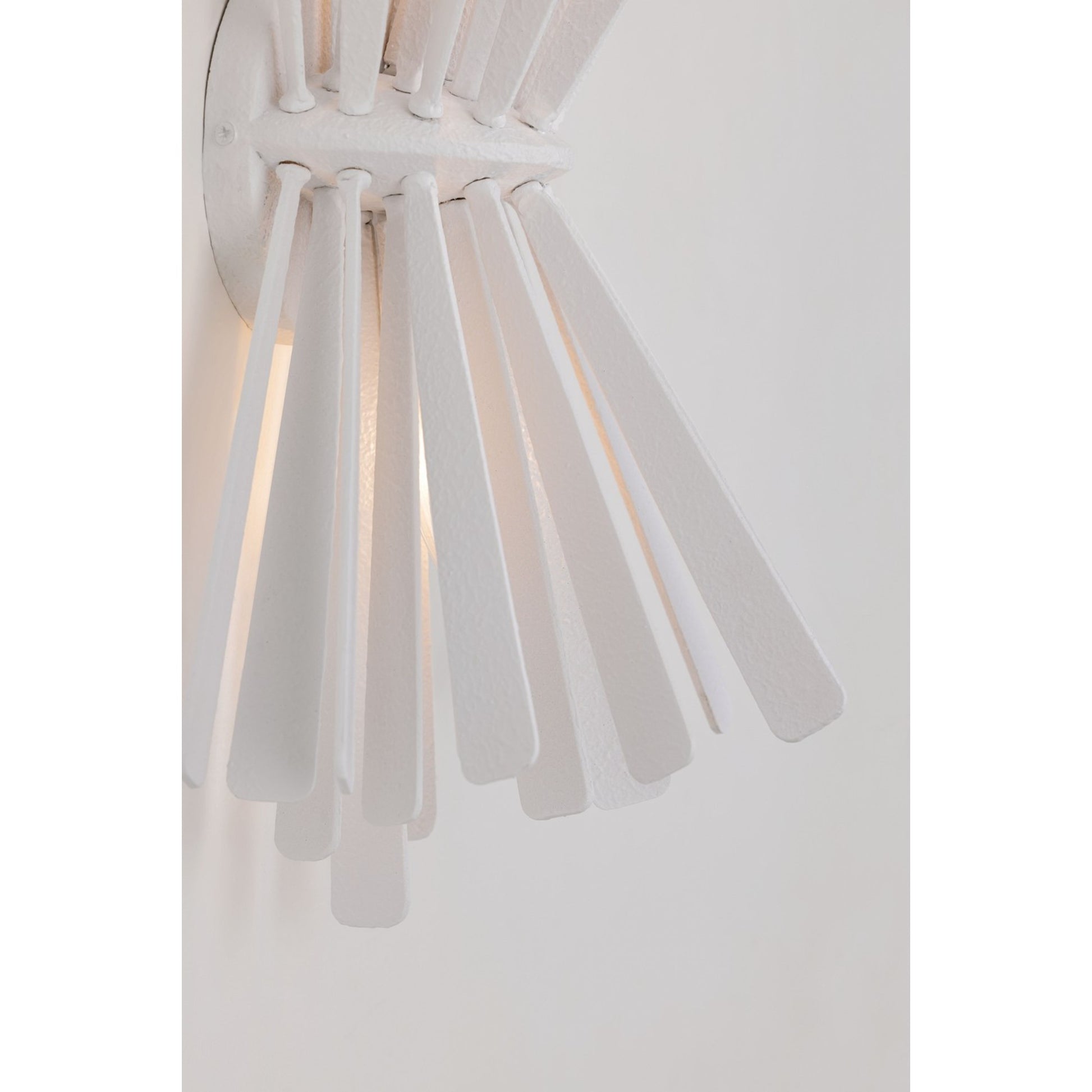 Confluence 19" 2-Light Wall Sconce, Piastra White Finish - Bees Lighting