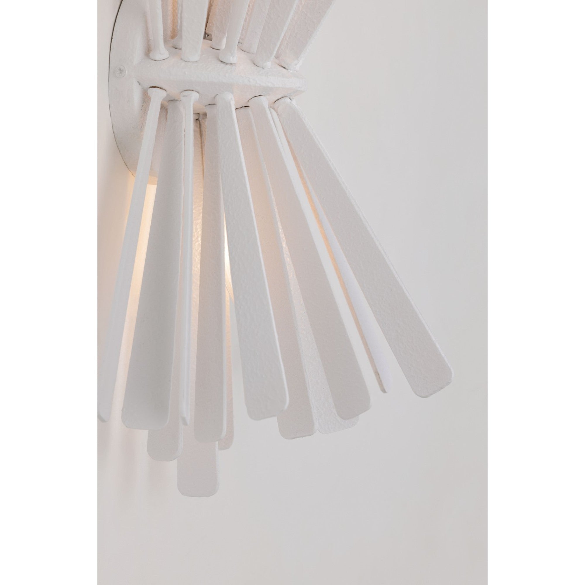 Confluence 19" 2-Light Wall Sconce, Piastra White Finish - Bees Lighting