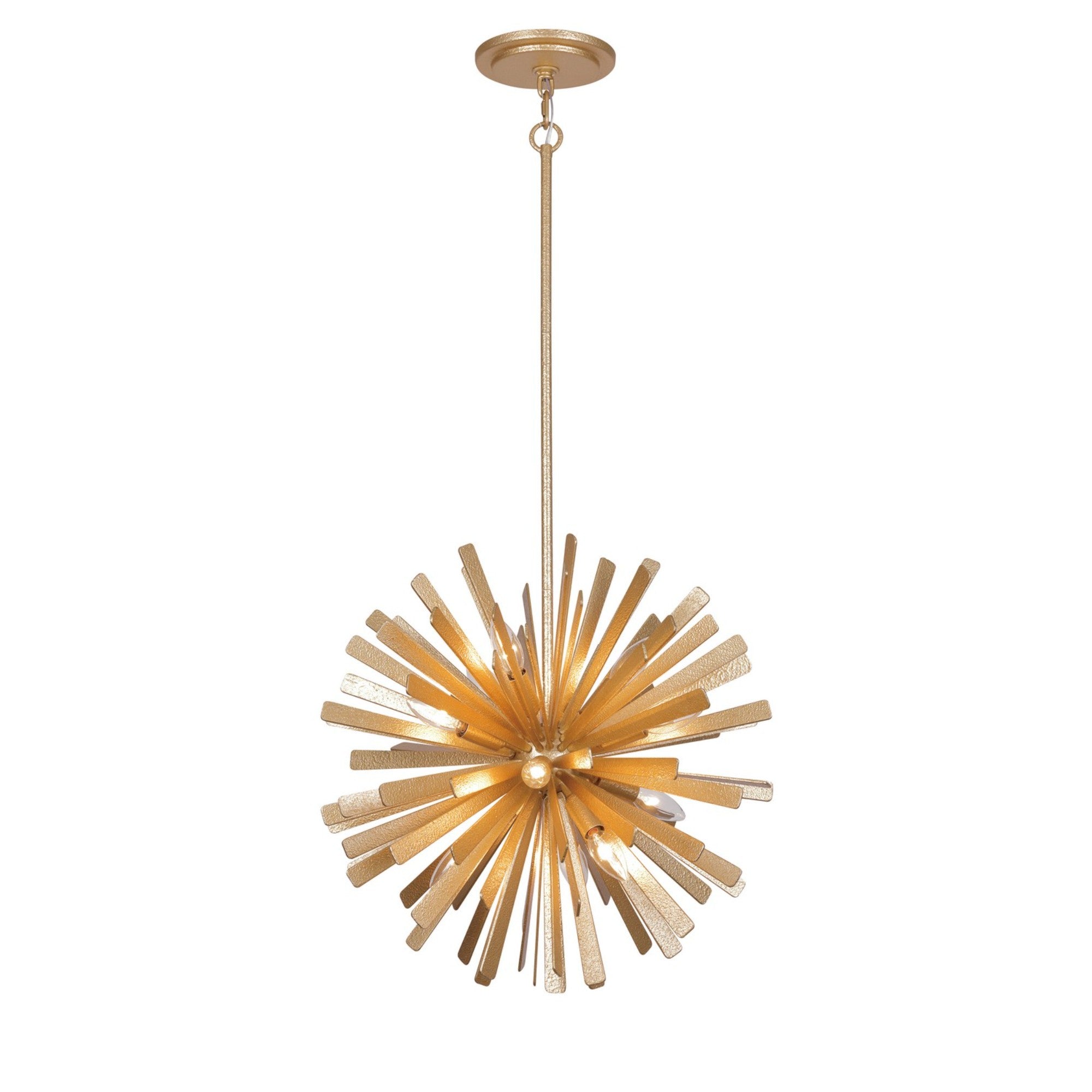 Confluence 20" 12-Light Pendant, Piastra Gold Finish - Bees Lighting