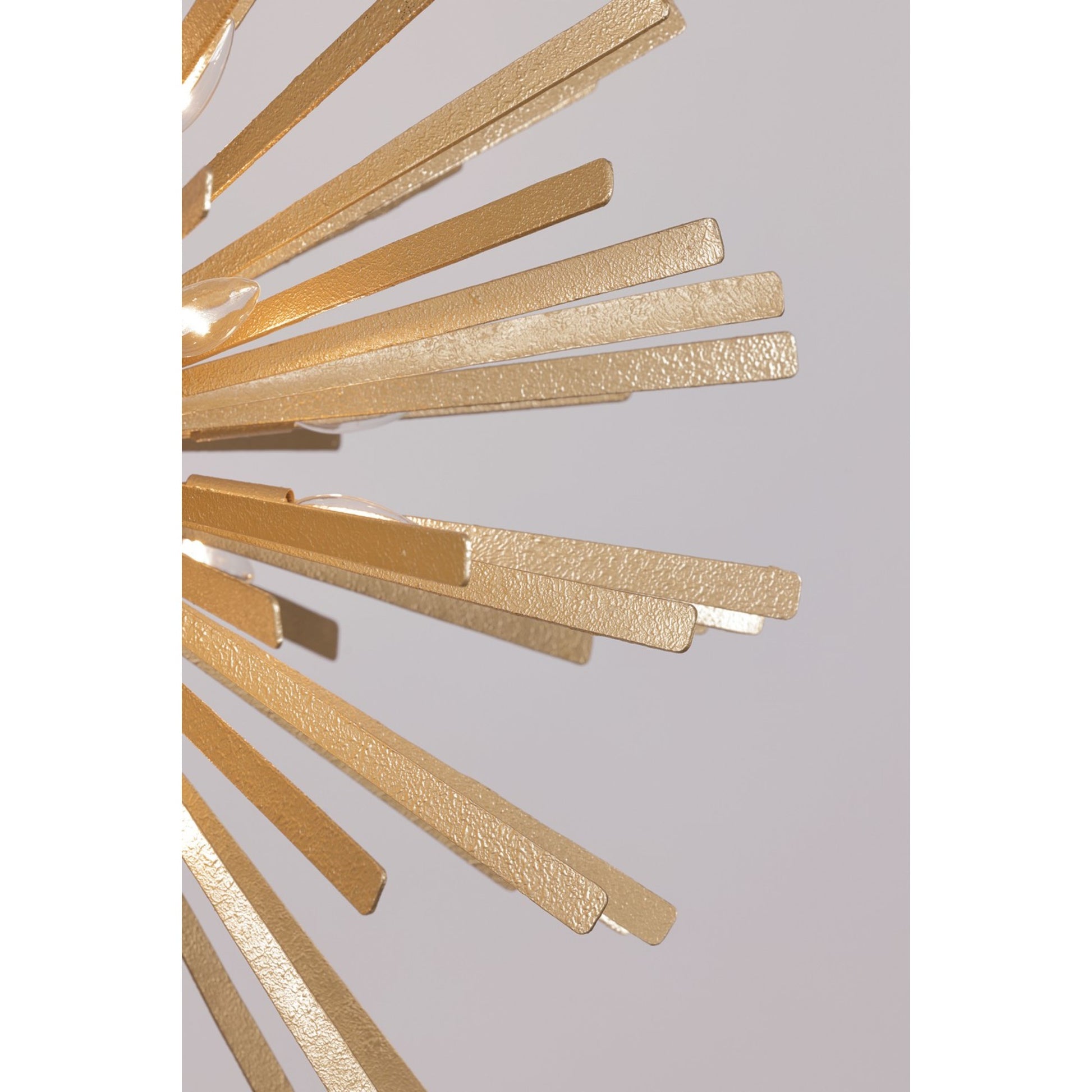 Confluence 34" 16-Light Pendant, Piastra Gold Finish - Bees Lighting