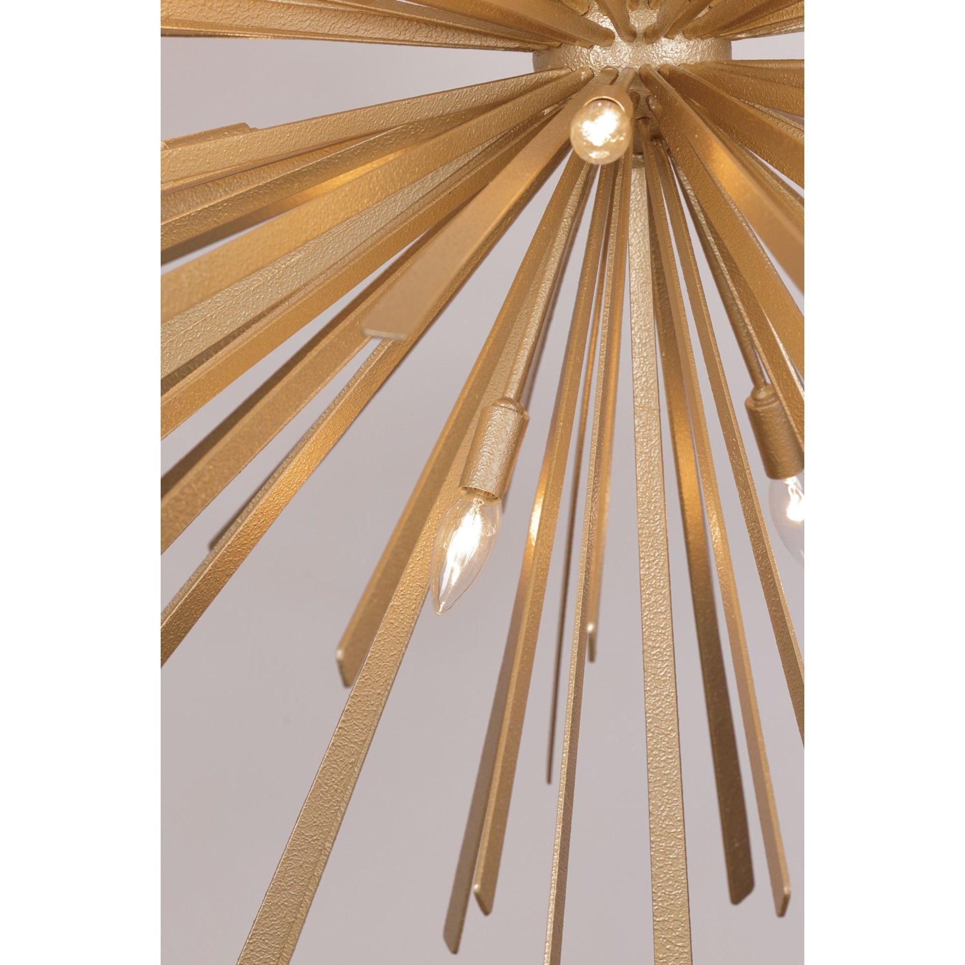 Confluence 48" 20-Light Pendant, Piastra Gold Finish - Bees Lighting
