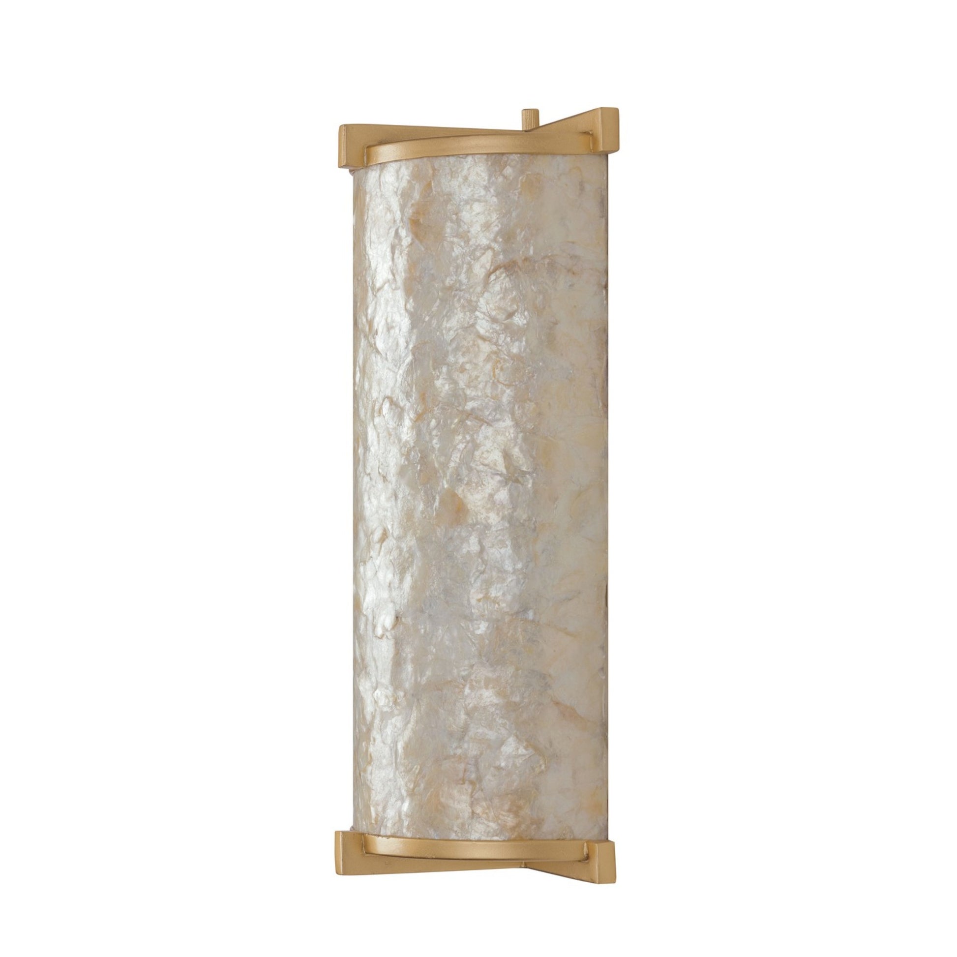 Sommers Bend 14" 2-Light Wall Sconce, Fawn Gold Finish - Bees Lighting