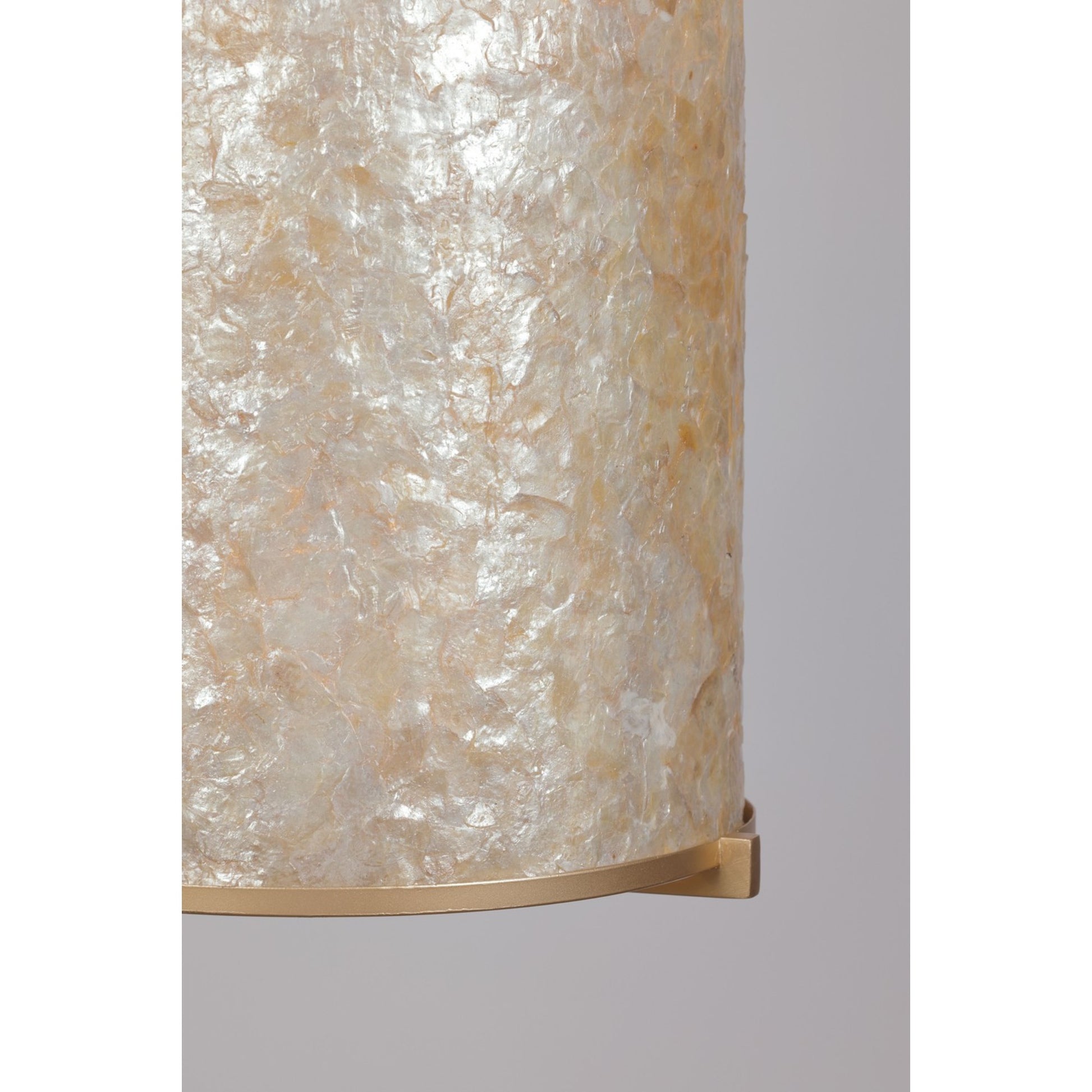 Sommers Bend 33" 6-Light Pendant, Fawn Gold Finish - Bees Lighting