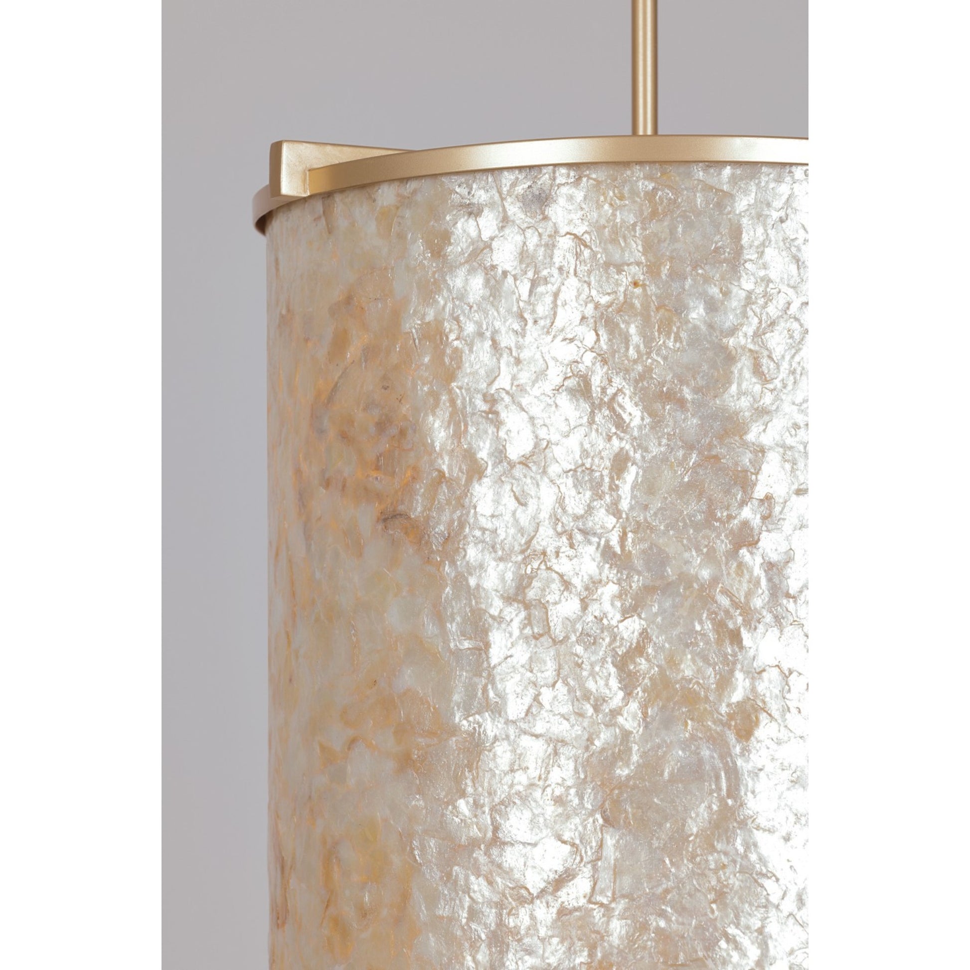 Sommers Bend 33" 6-Light Pendant, Fawn Gold Finish - Bees Lighting