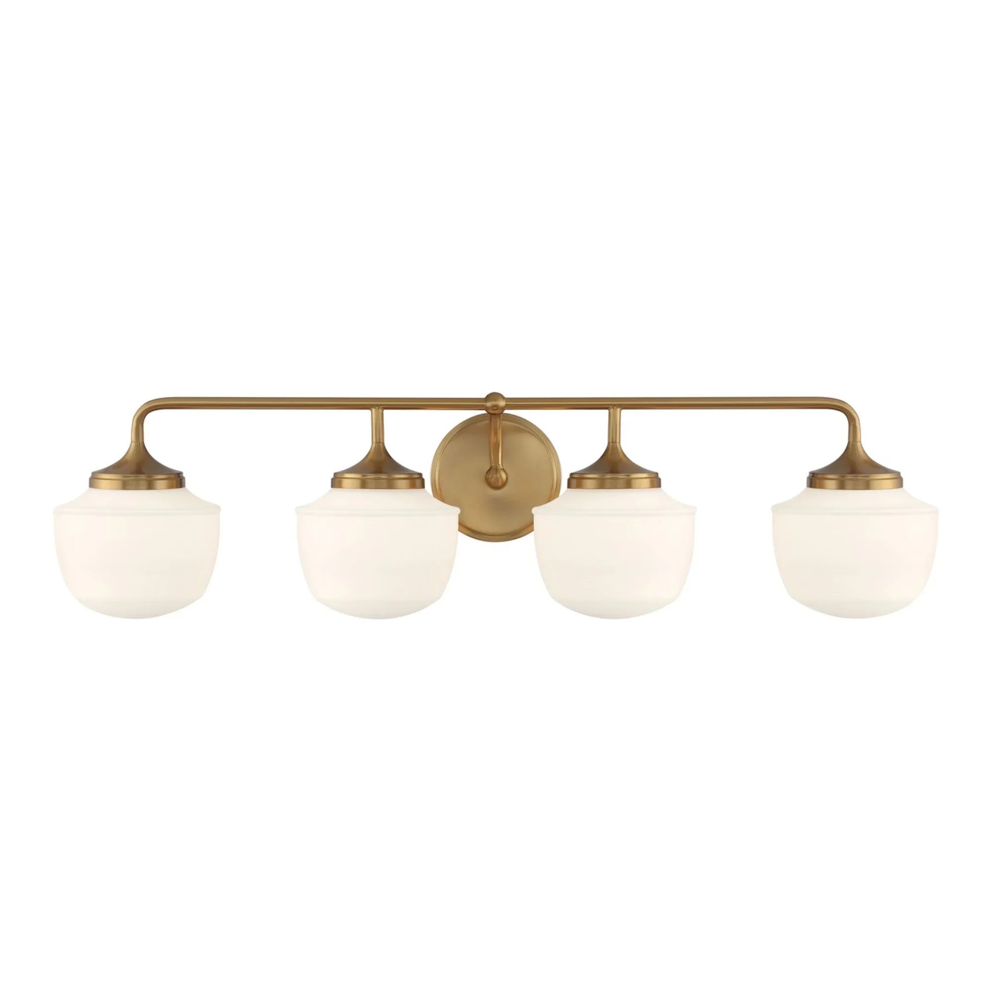 Cornwell 32" 4-Light Bath Vanity, Antique Noble Brass Finish - Bees Lighting