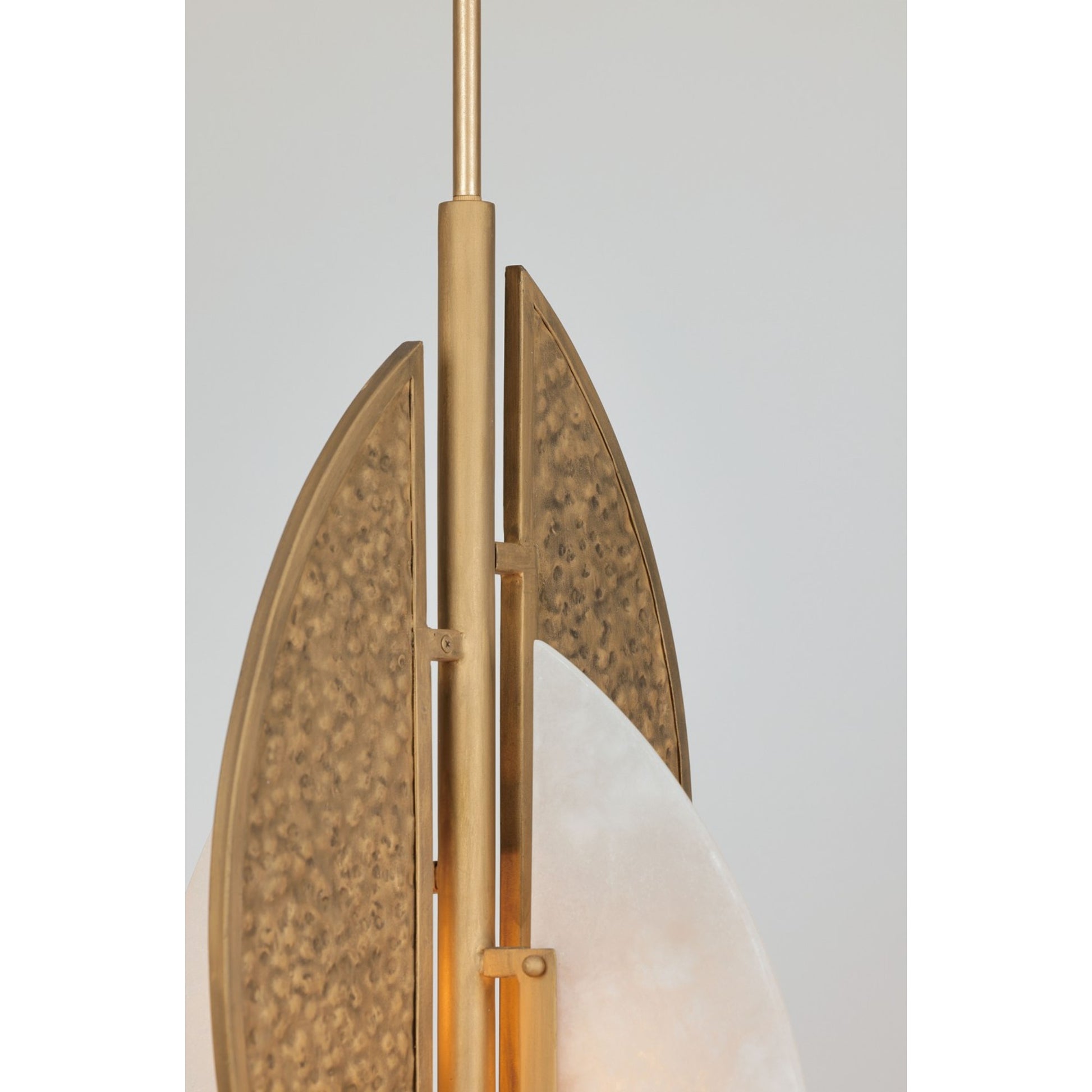 Saint Martin 31" 4-Light Pendant, Ashen Gold Finish - Bees Lighting