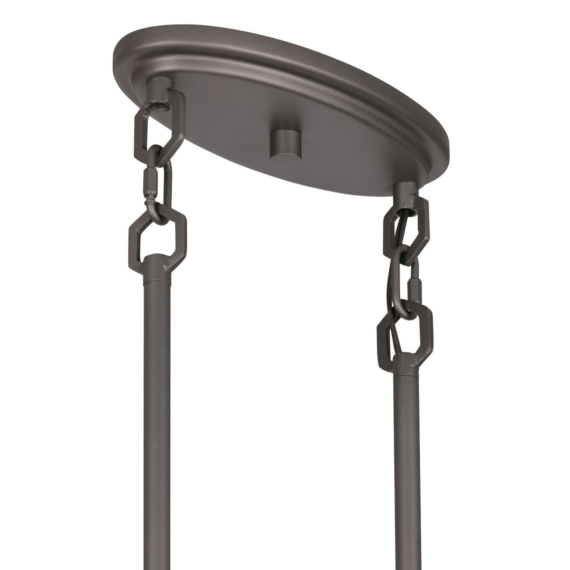 Hexly 44" 5-Light Island Light, Bronze & Sultry Silver Finish - Bees Lighting