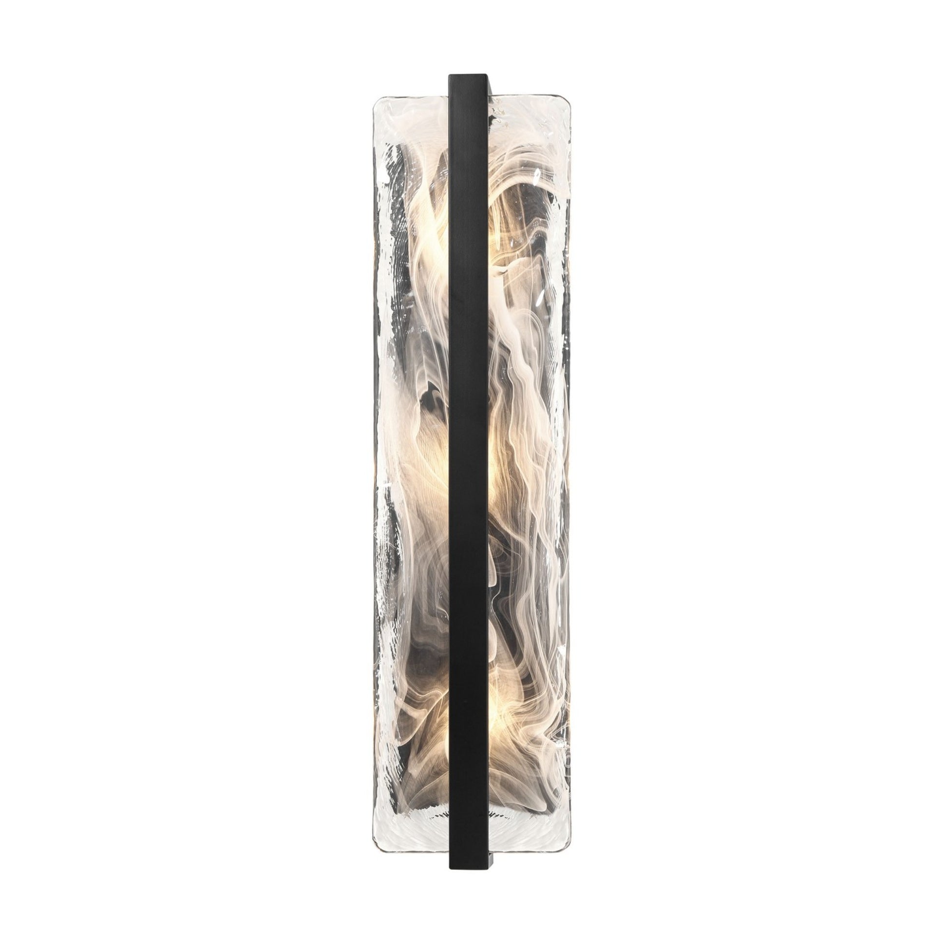 Cloud Break 24" 3-Light Wall Sconce, Coal Finish - Bees Lighting