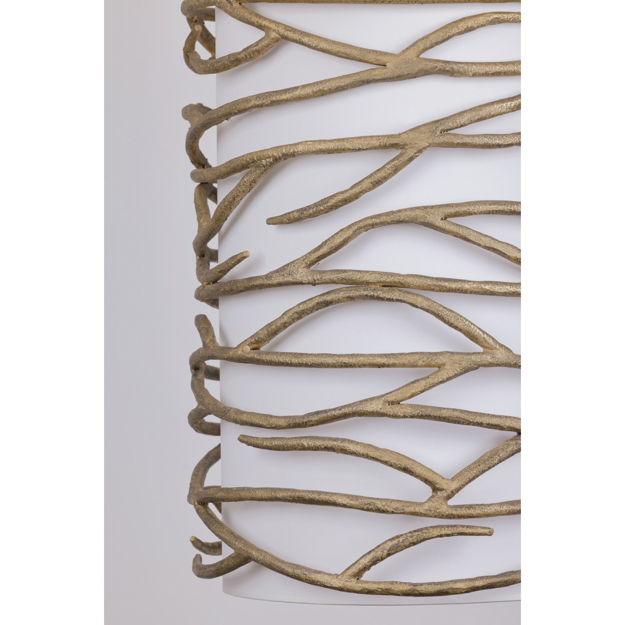 Branch Reality 16" 9-Light Pendant, Ashen Gold Finish - Bees Lighting