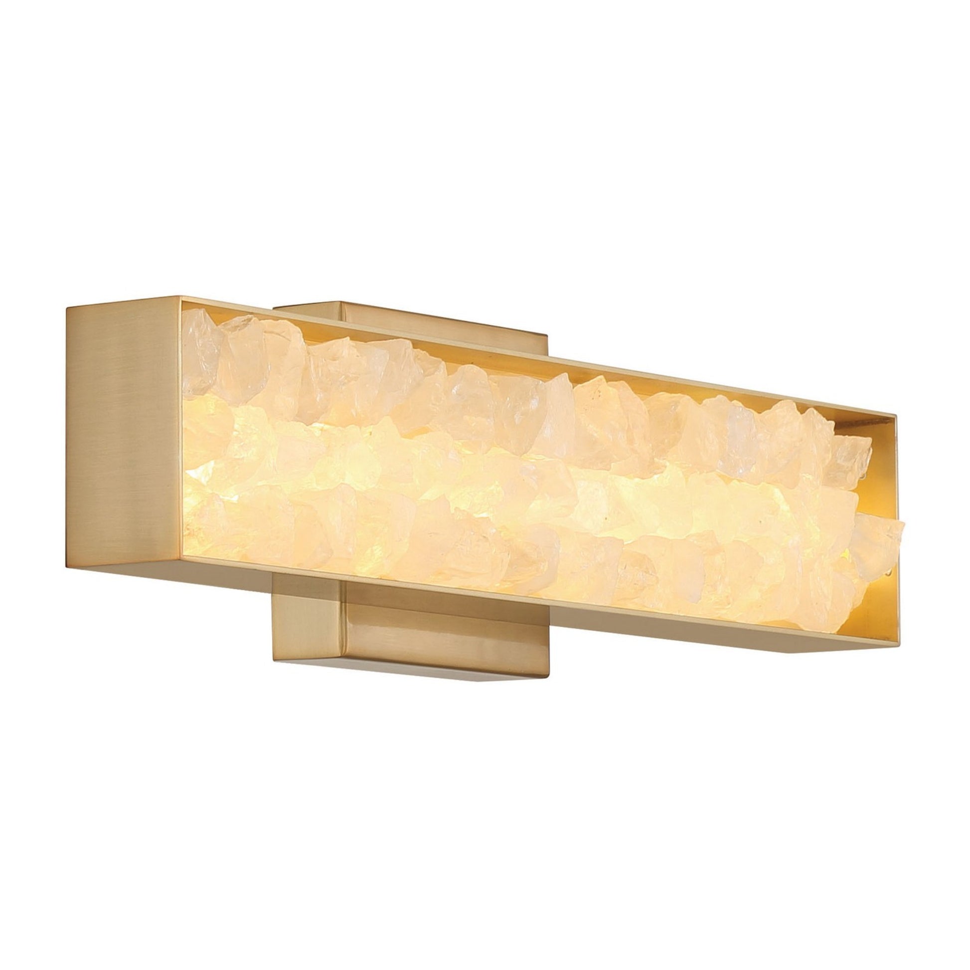 Divinely 17" LED Wall Sconce, Celeste Brass Finish - Bees Lighting