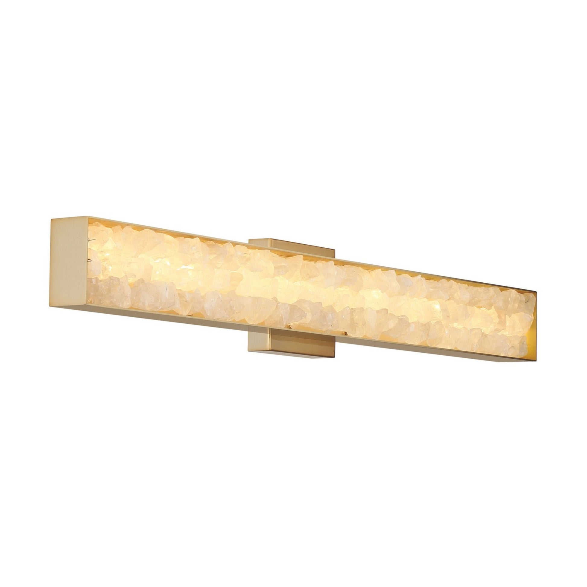 Divinely 32" LED Wall Sconce, Celeste Brass Finish - Bees Lighting