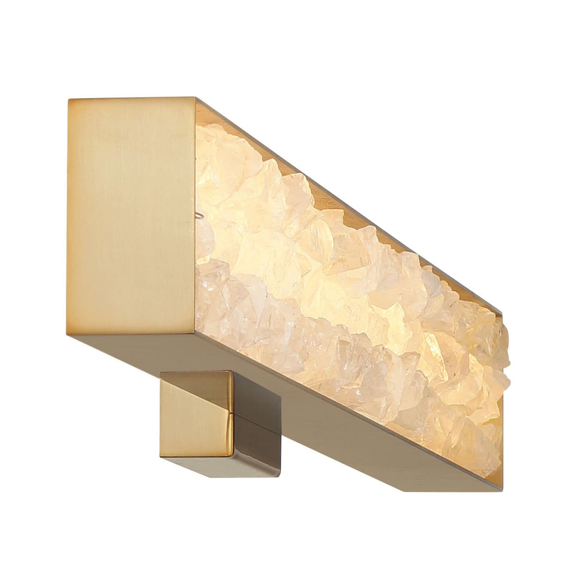 Divinely 32" LED Wall Sconce, Celeste Brass Finish - Bees Lighting