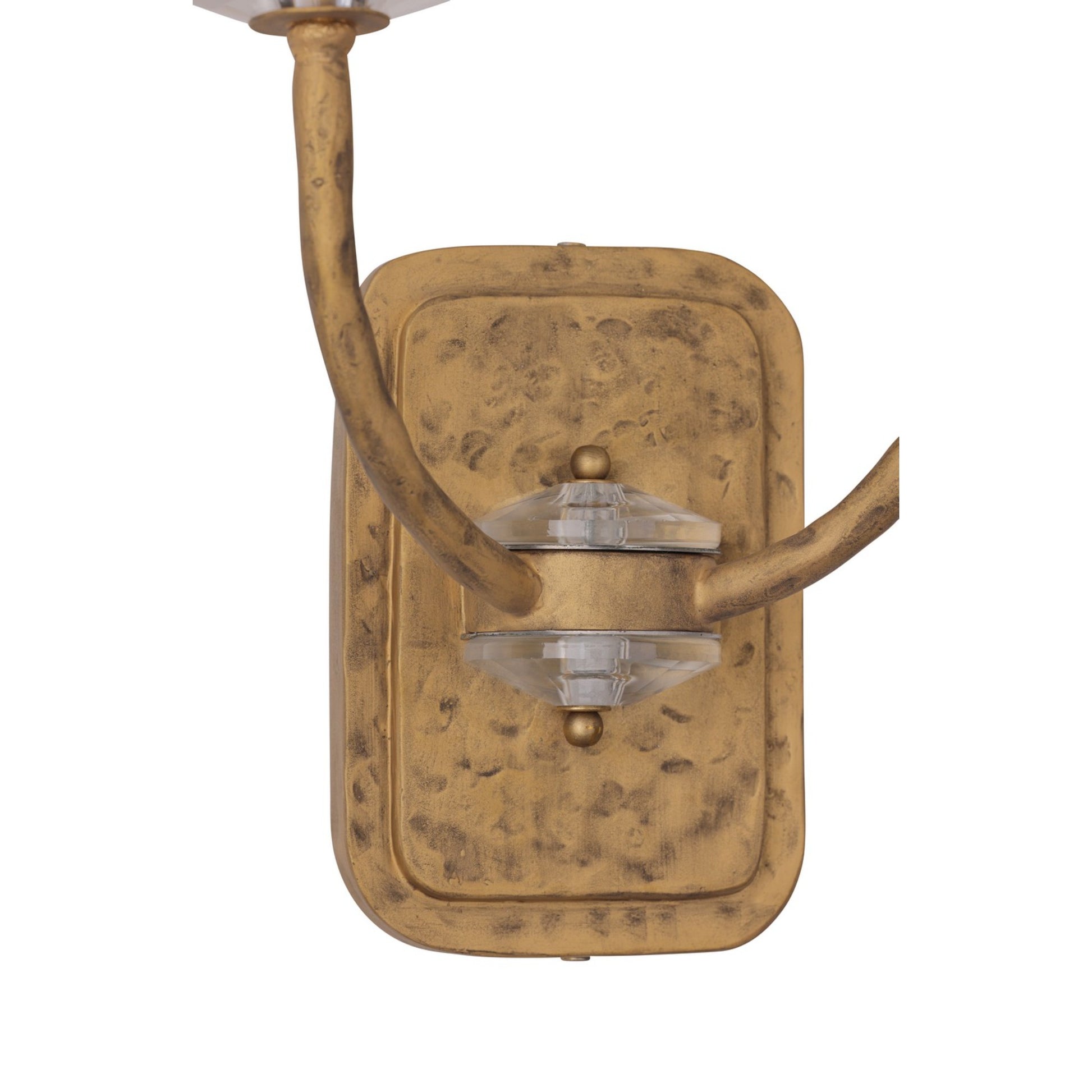 Atella 12" 2-Light Wall Sconce, Ashen Gold Finish - Bees Lighting