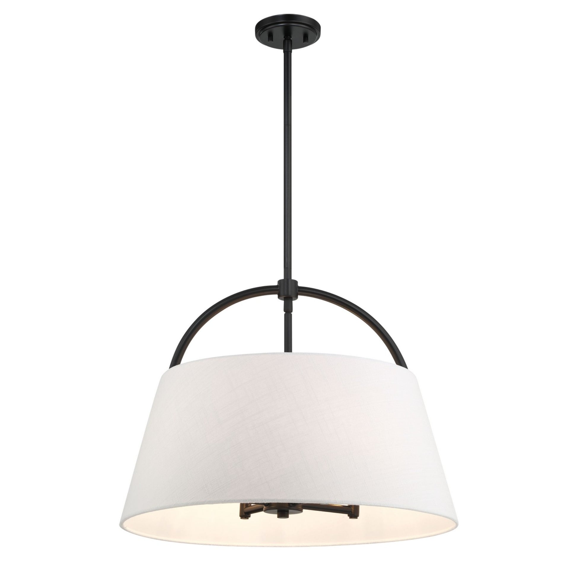 Headington 24" 4-Light Pendant, Coal Finish - Bees Lighting