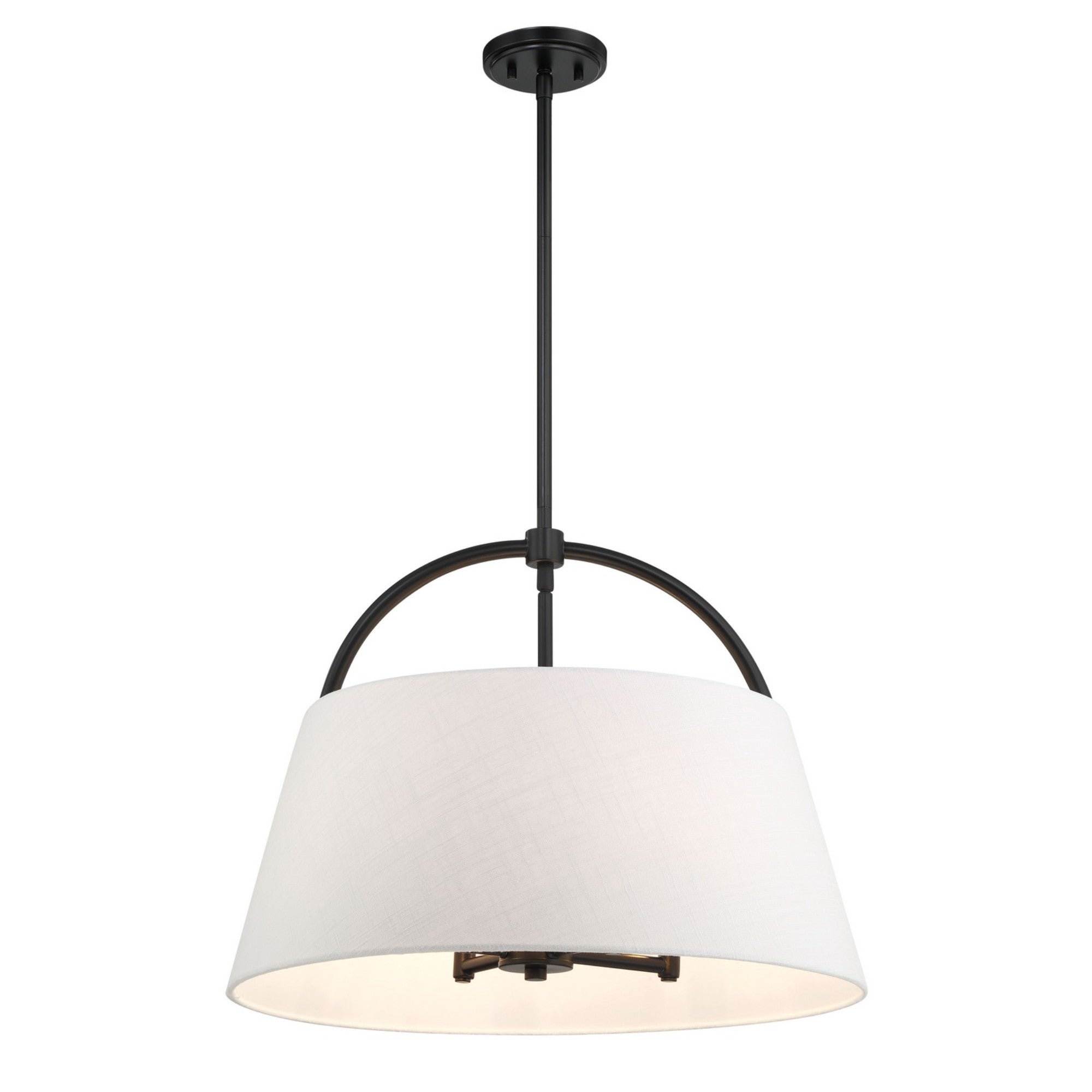 Headington 24" 4-Light Pendant, Coal Finish - Bees Lighting