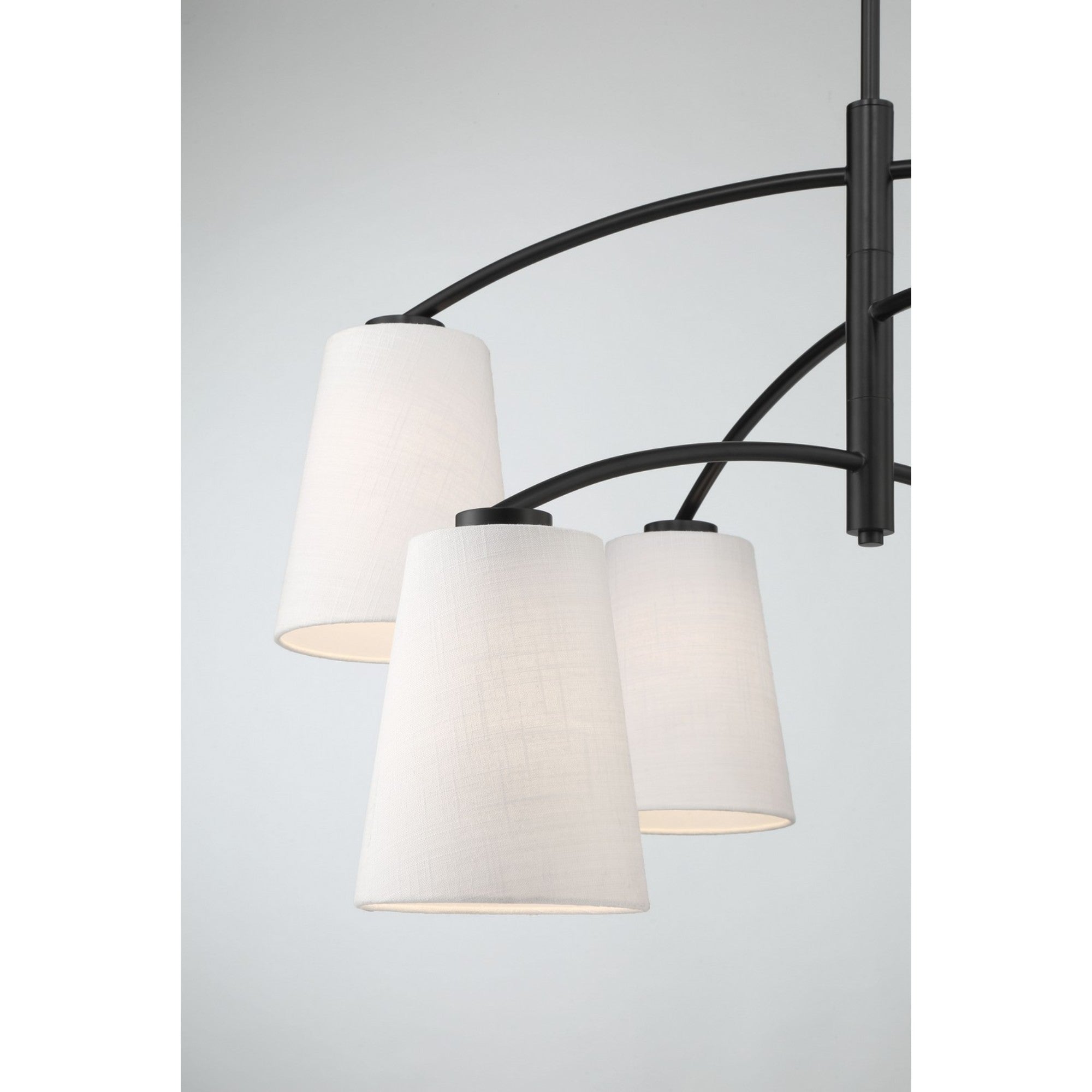 Headington 40" 6-Light Chandelier, Coal Finish - Bees Lighting