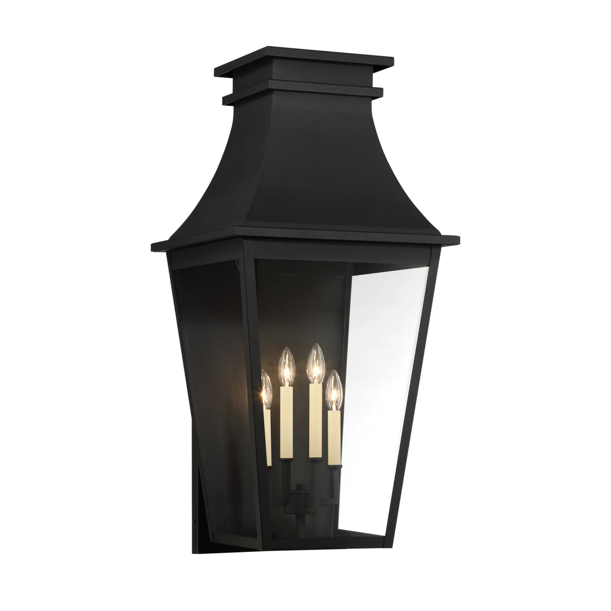 Gloucester 36" 4-Light Outdoor Wall Sconce, Sand Coal Finish - Bees Lighting