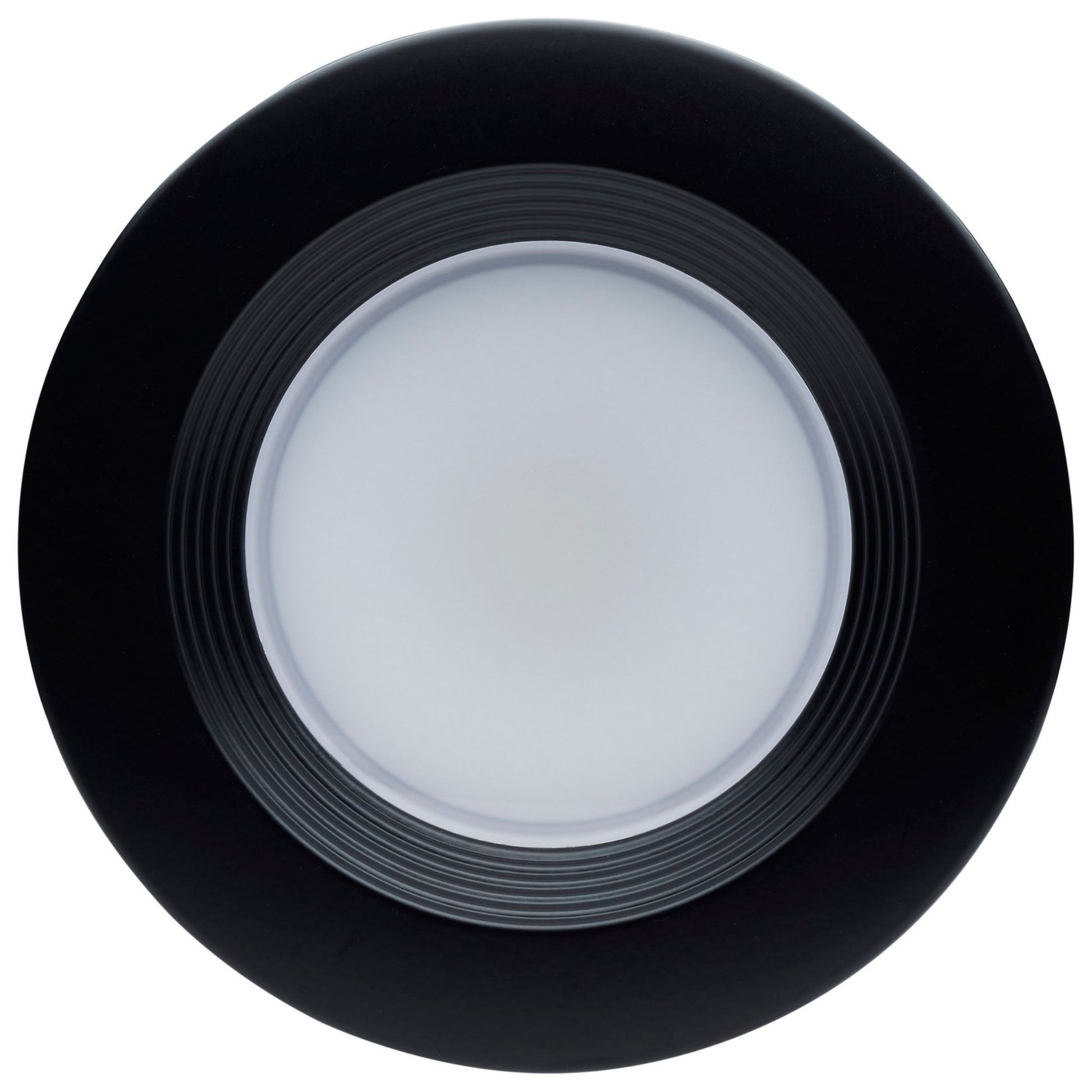 4" Retrofit LED Can Light, 7W, 600 Lm, 5-CCT, Black Baffle Trim - Bees Lighting