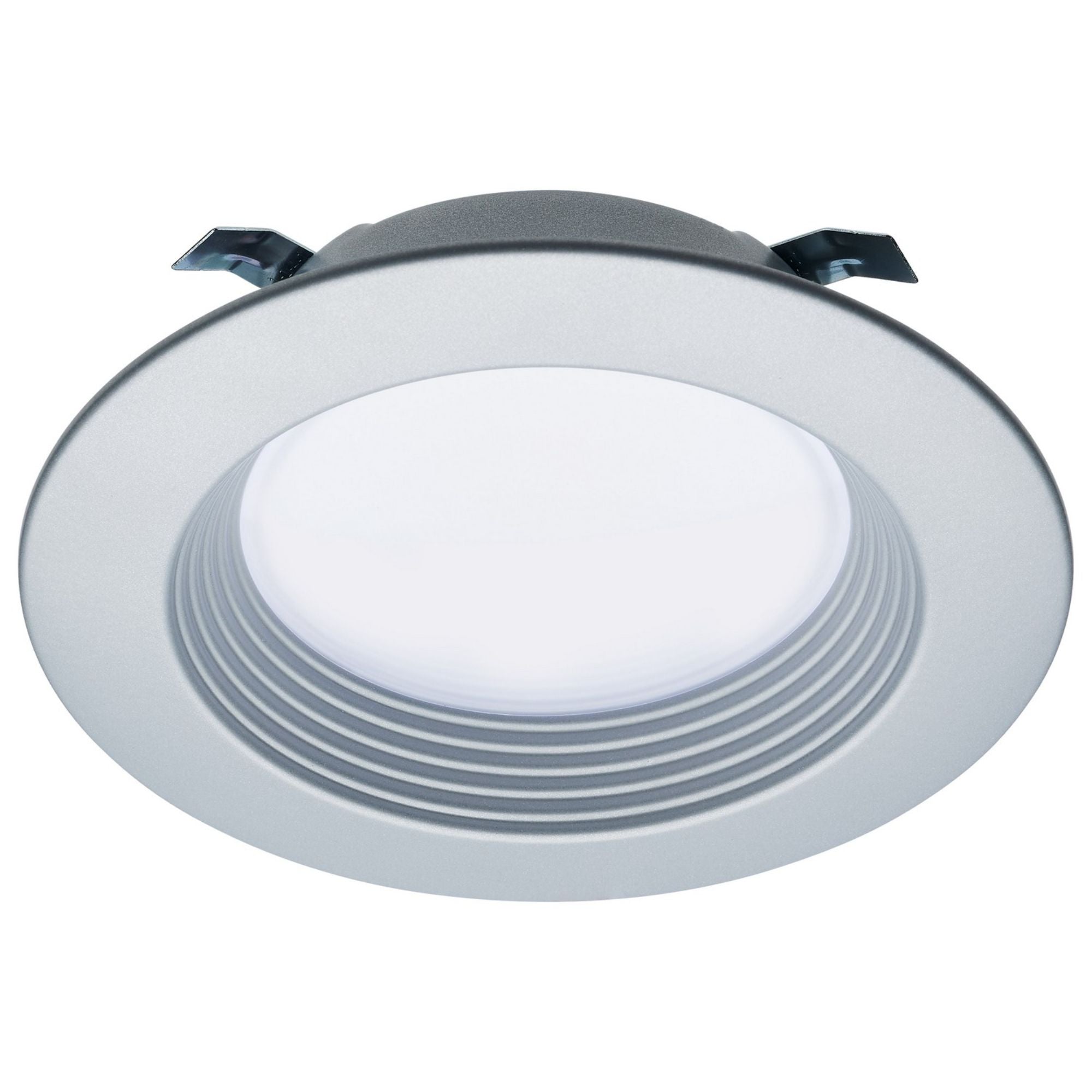 4" Retrofit LED Can Light, 7W, 600 Lm, 5-CCT, Nickel Baffle Trim - Bees Lighting