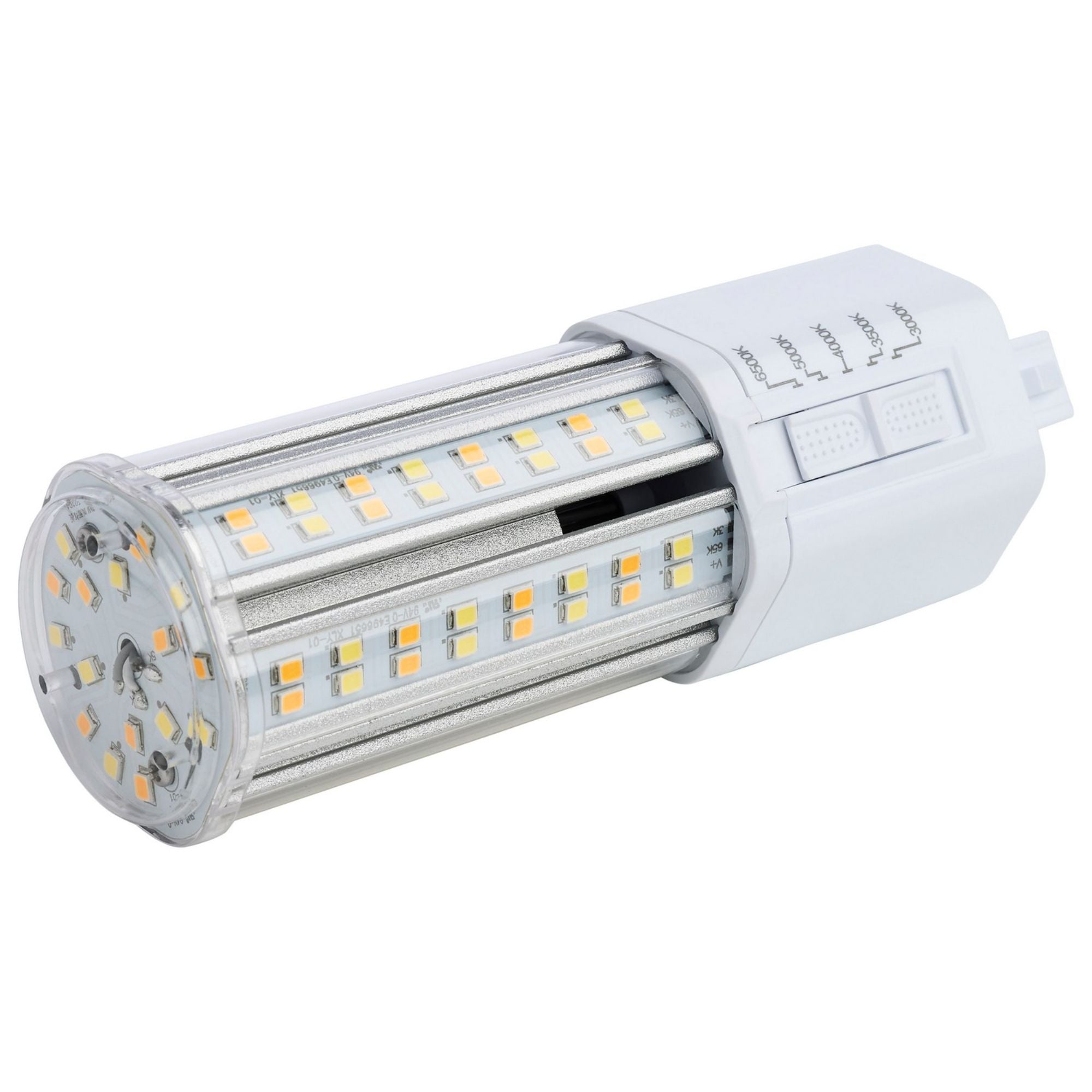 2 pin PL LED Bulb, 22W, High Lumen 2860lm, Ballast Bypass, 3000K to 6500K, G24d Base - Bees Lighting