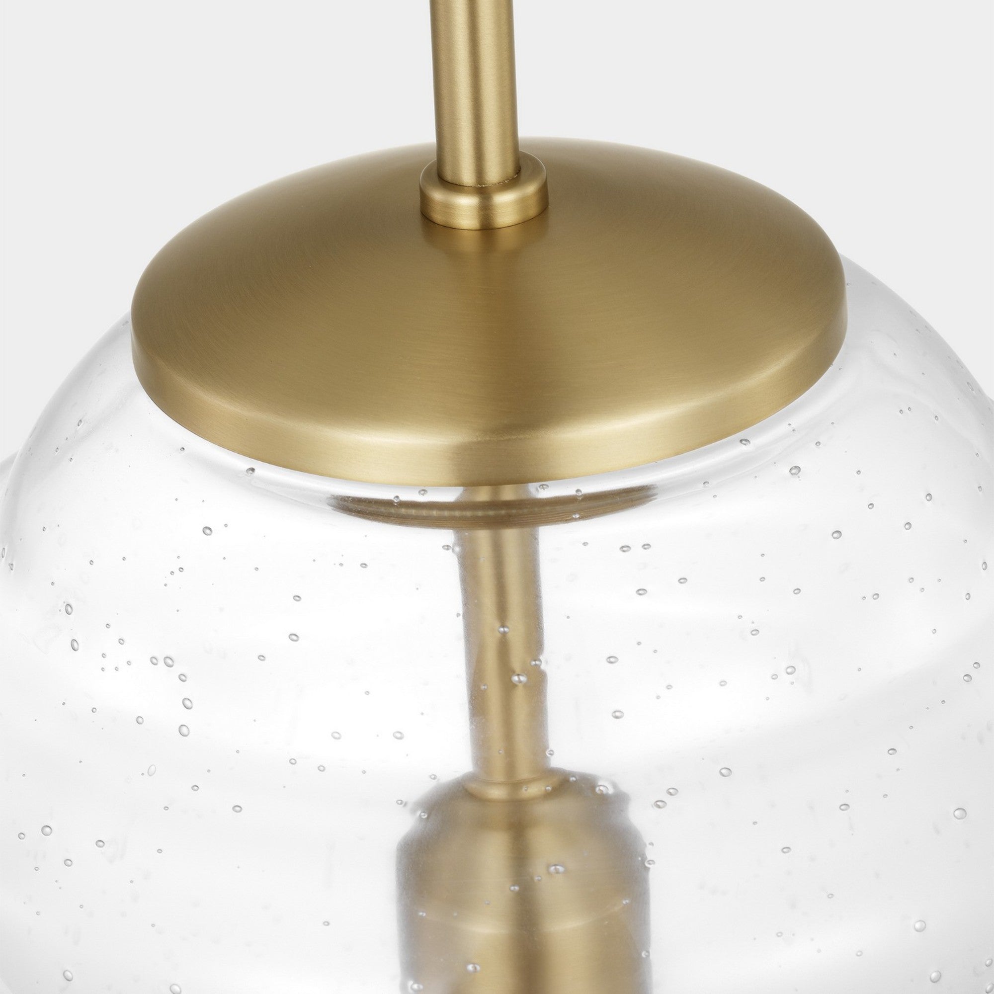Loras 12" Pendant, Satin Brass Finish - Bees Lighting