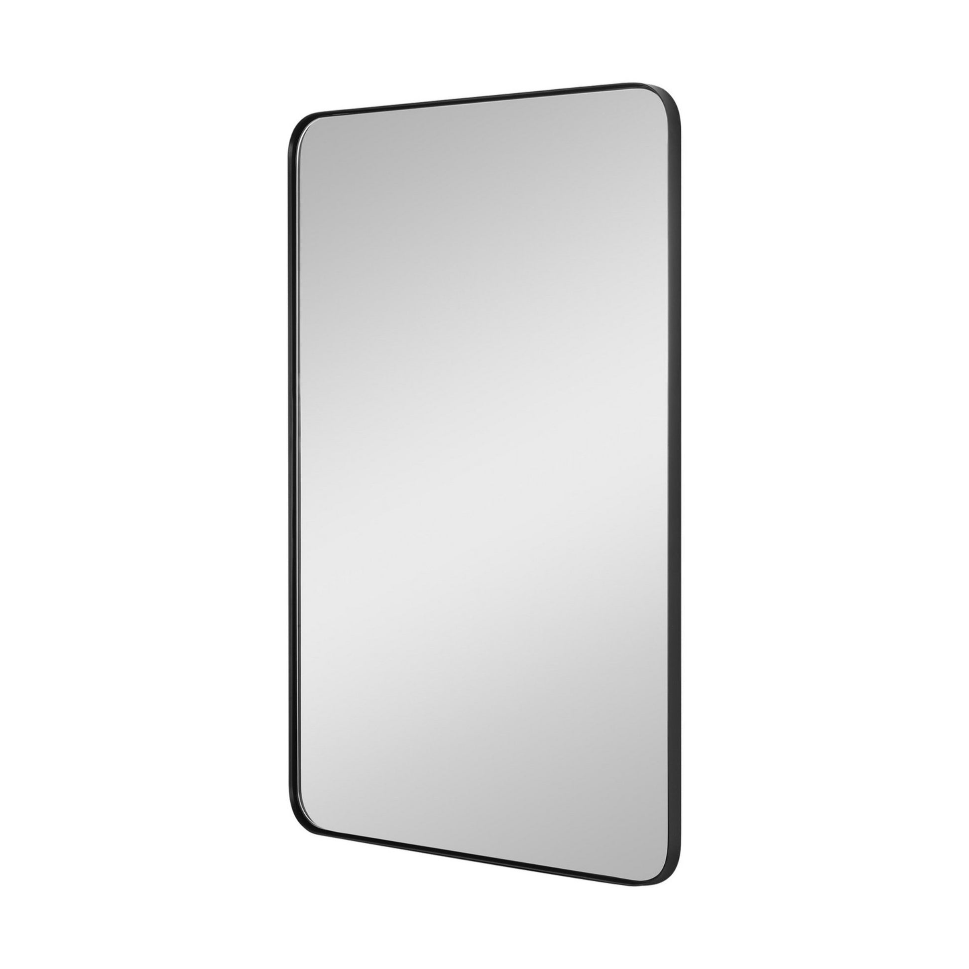 Planer 24" x 36" Medium Rectangular Mirror, Midnight Black Finish - Bees Lighting