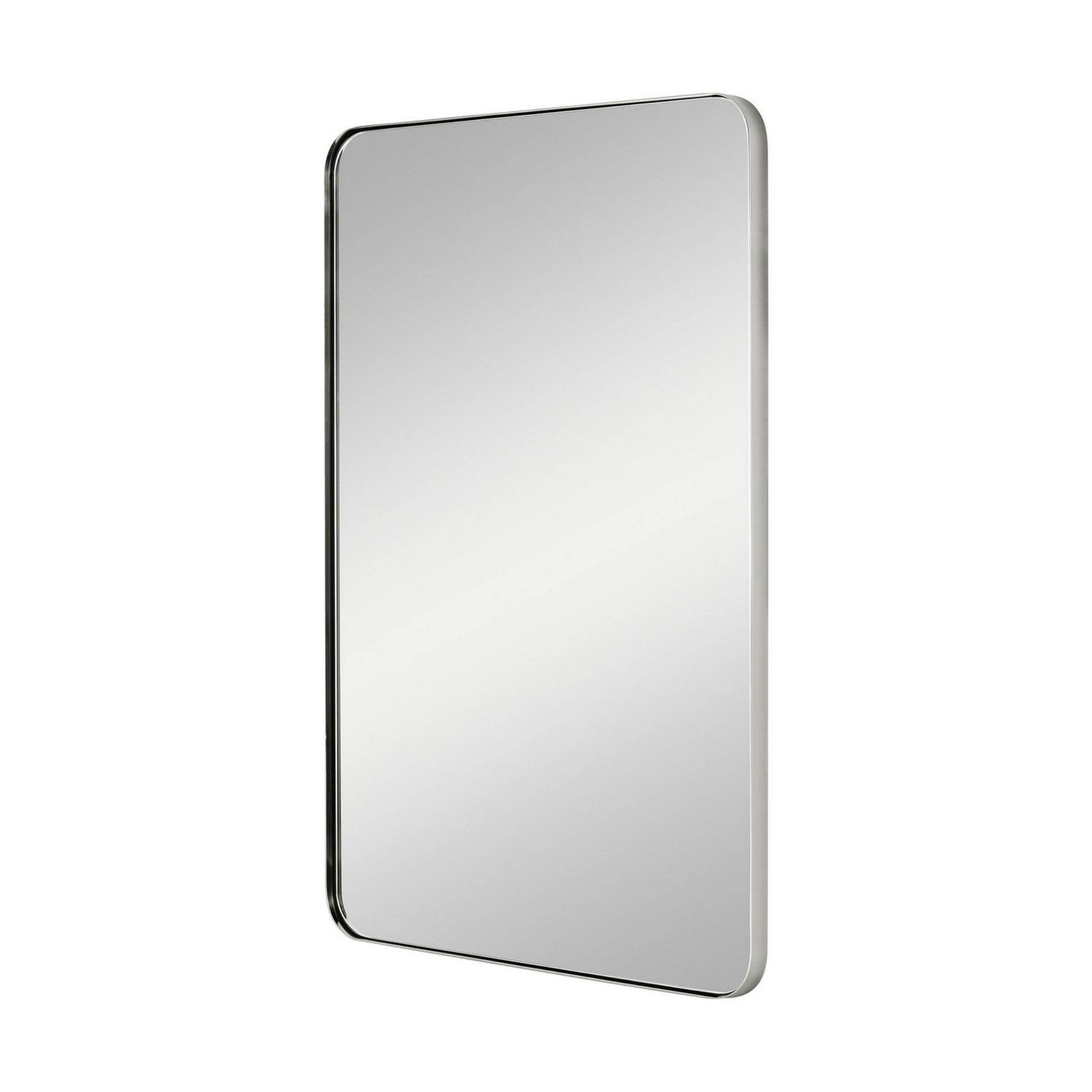 Planer 24" x 36" Medium Rectangular Mirror, Polished Nickel Finish - Bees Lighting