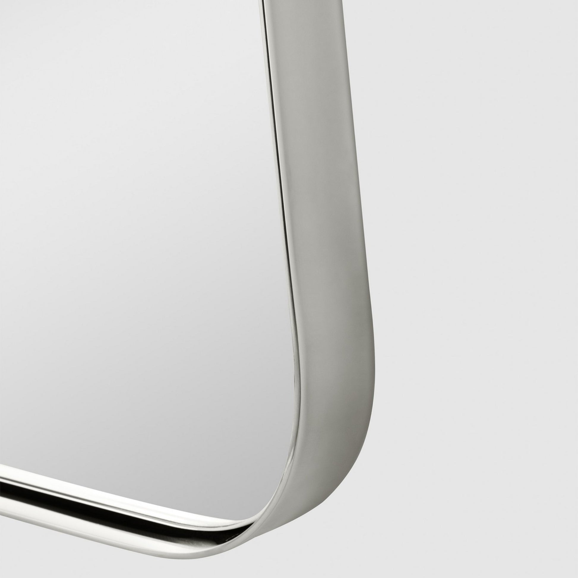 Planer 36" x 48" Large Rectangular Mirror, Polished Nickel Finish - Bees Lighting
