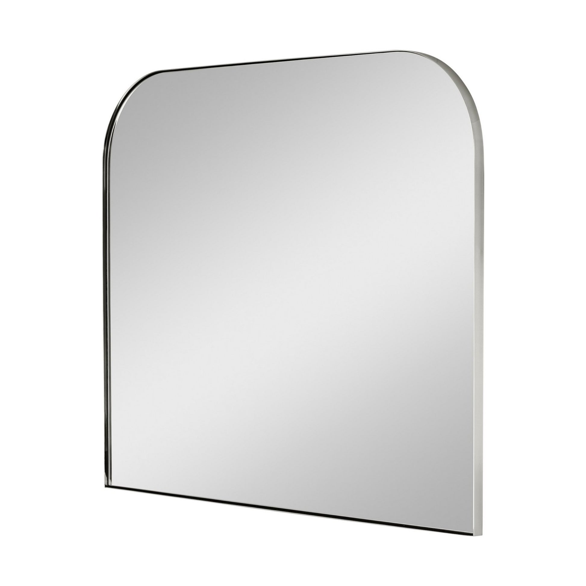 Planer 42" x 36" Wide Mirror, Polished Nickel Finish - Bees Lighting