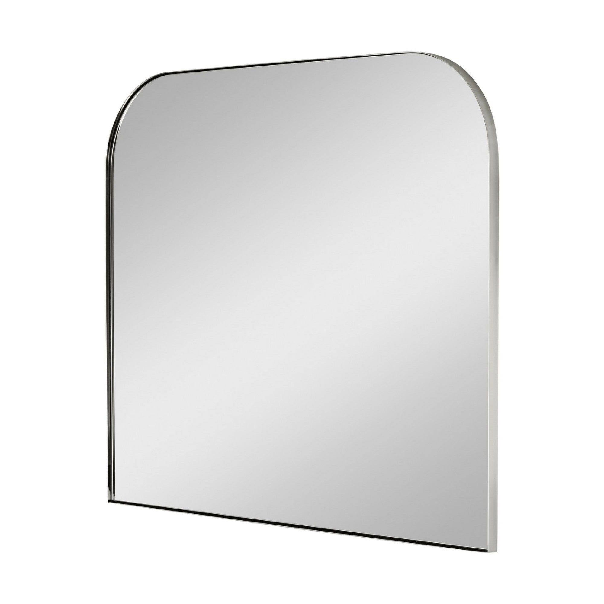 Planer 42" x 36" Wide Mirror, Polished Nickel Finish - Bees Lighting
