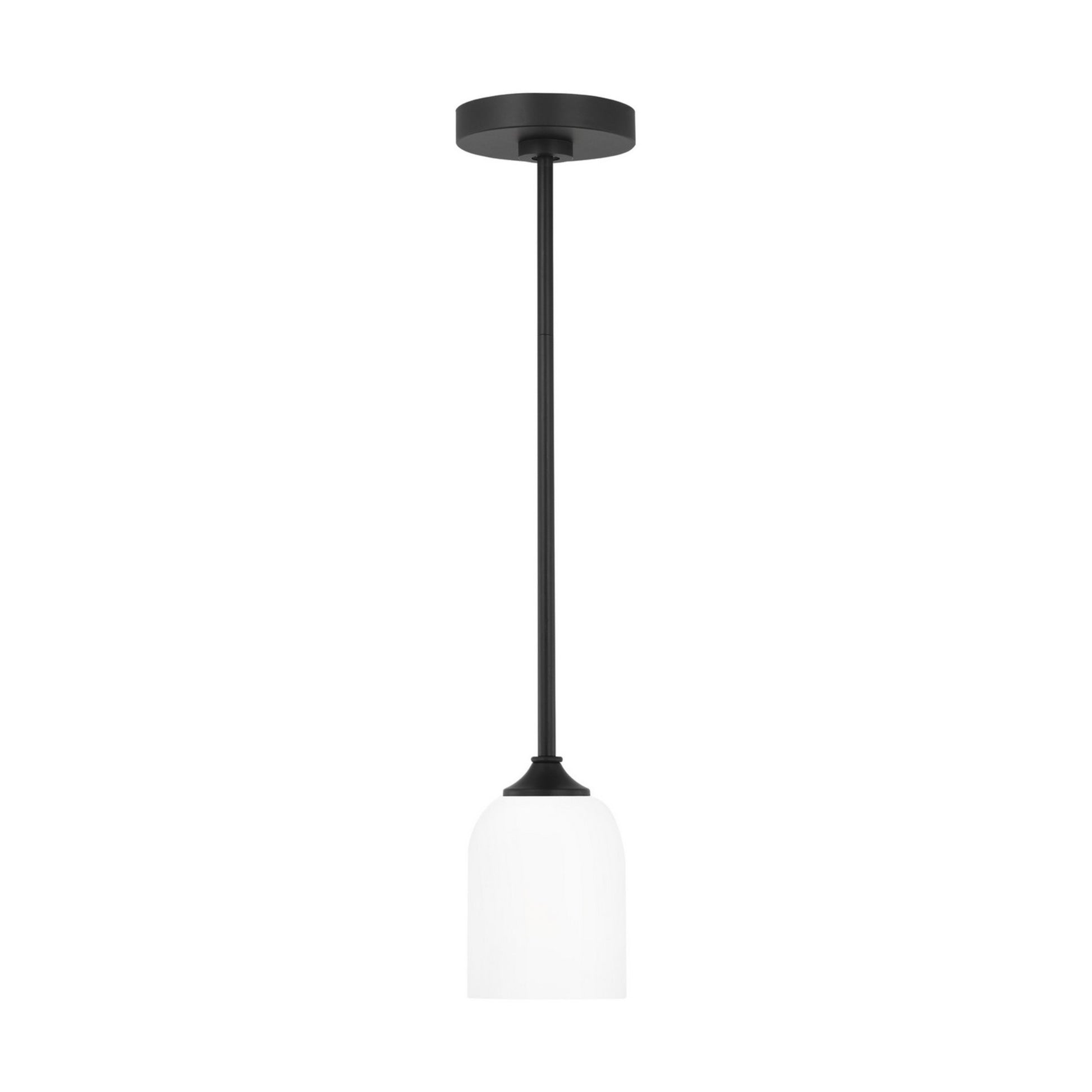 Emile 4" Mini Pendant, Midnight Black Finish - Bees Lighting