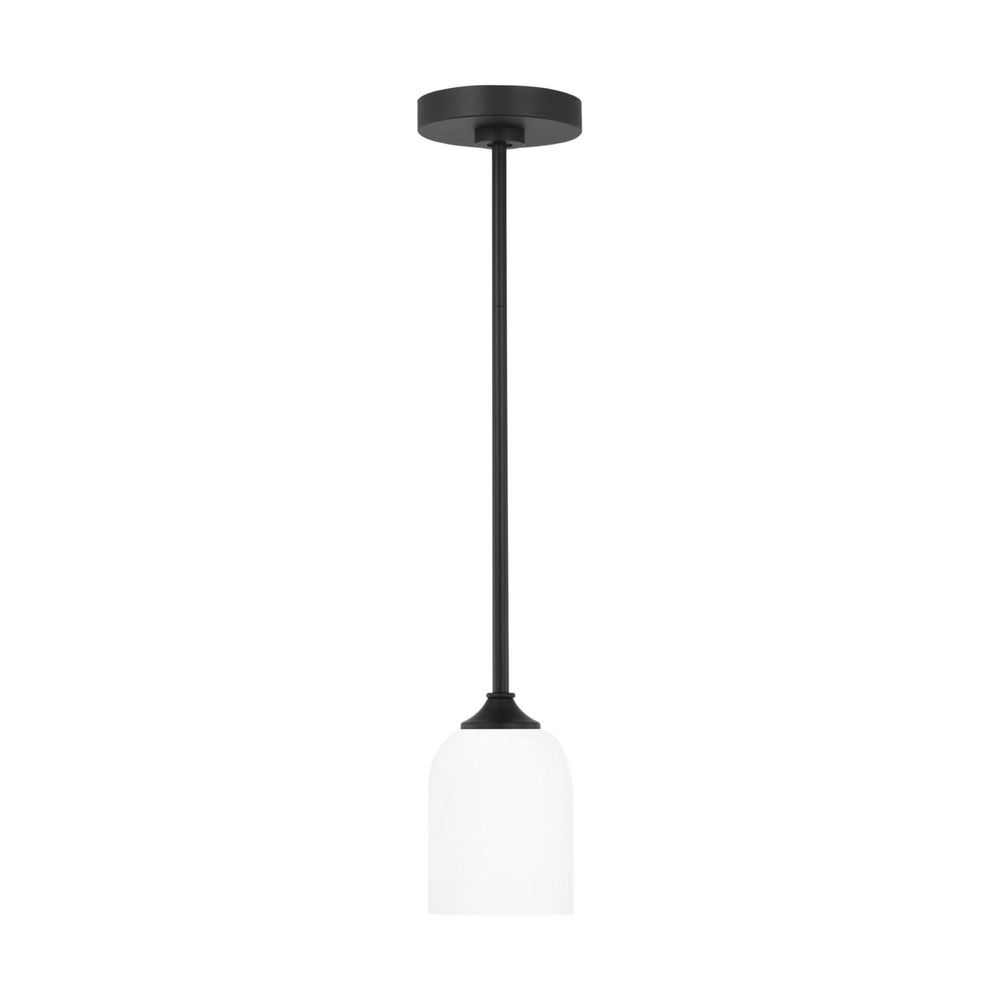 Emile 4" Mini Pendant, Midnight Black Finish - Bees Lighting
